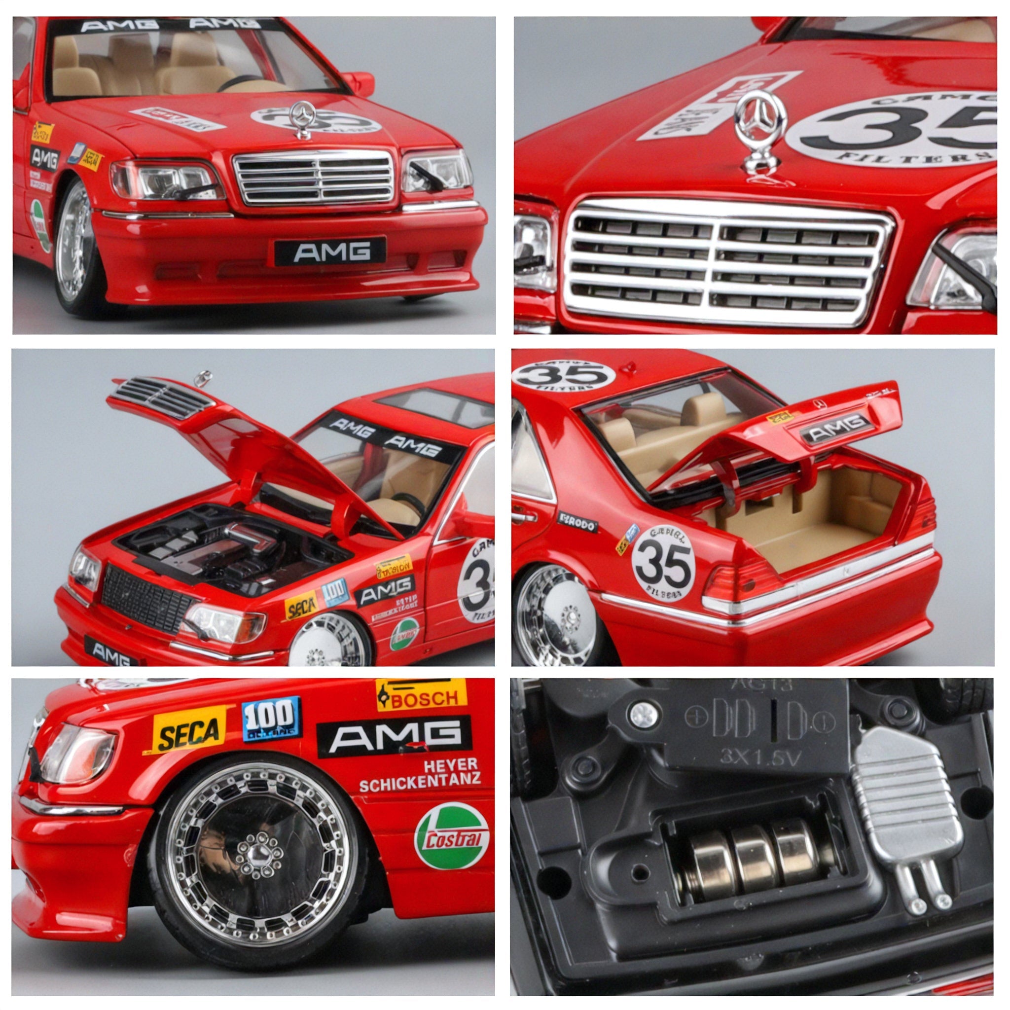 Racing Royalty: 1:24 Mercedes-Benz AMG W140 Model Aescraft