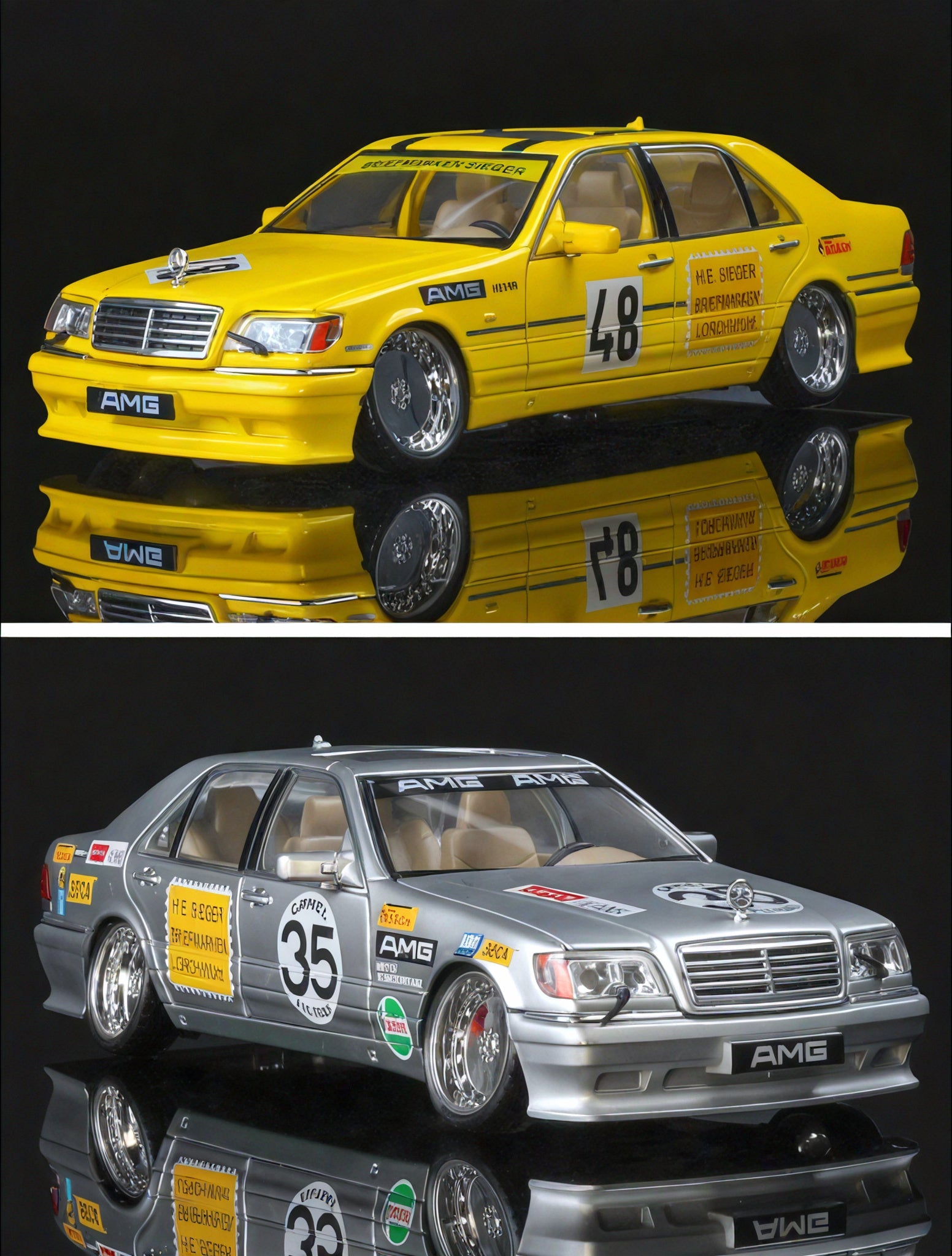 Racing Royalty: 1:24 Mercedes-Benz AMG W140 Model Aescraft