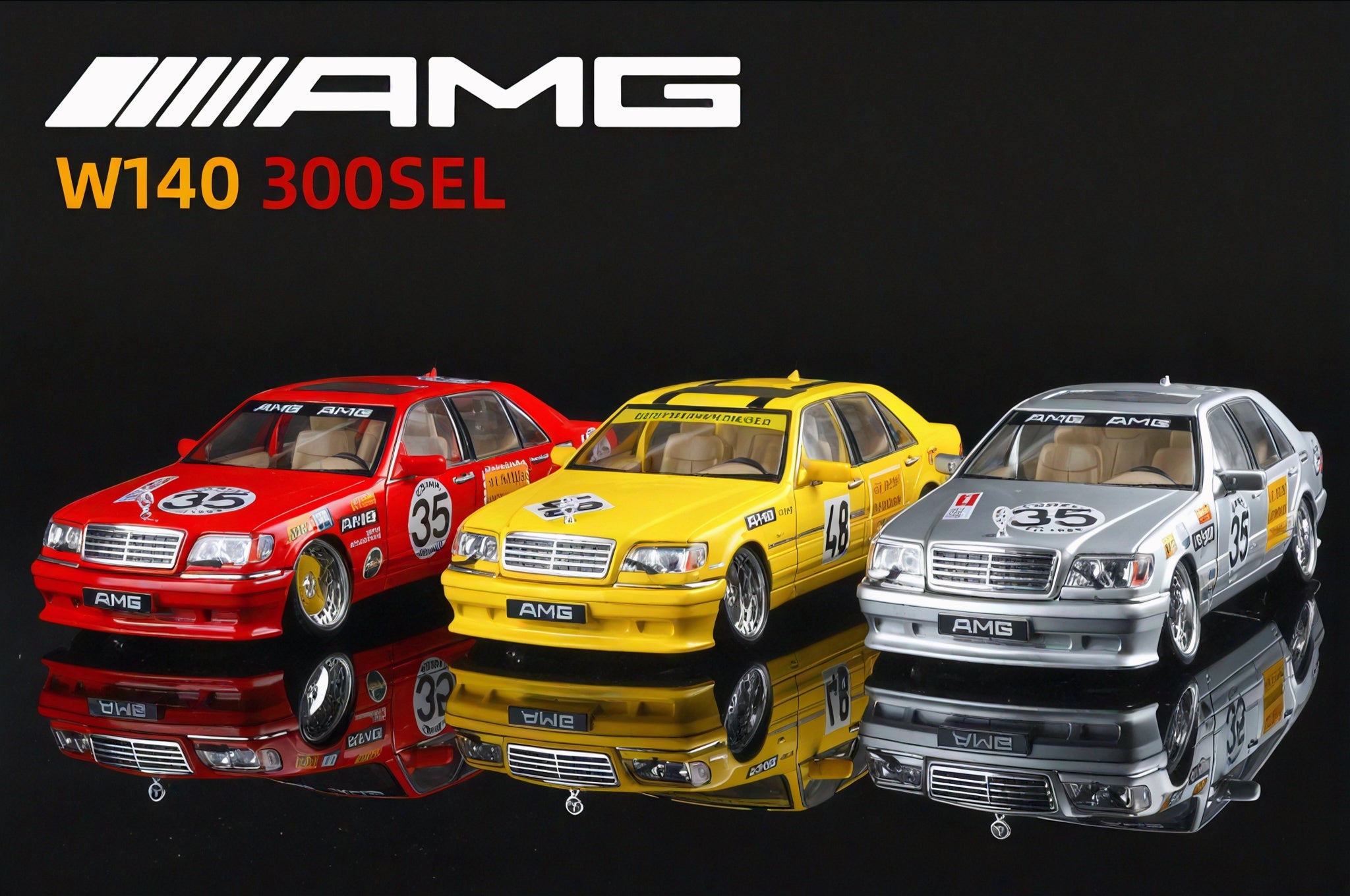 Racing Royalty: 1:24 Mercedes-Benz AMG W140 Model Aescraft