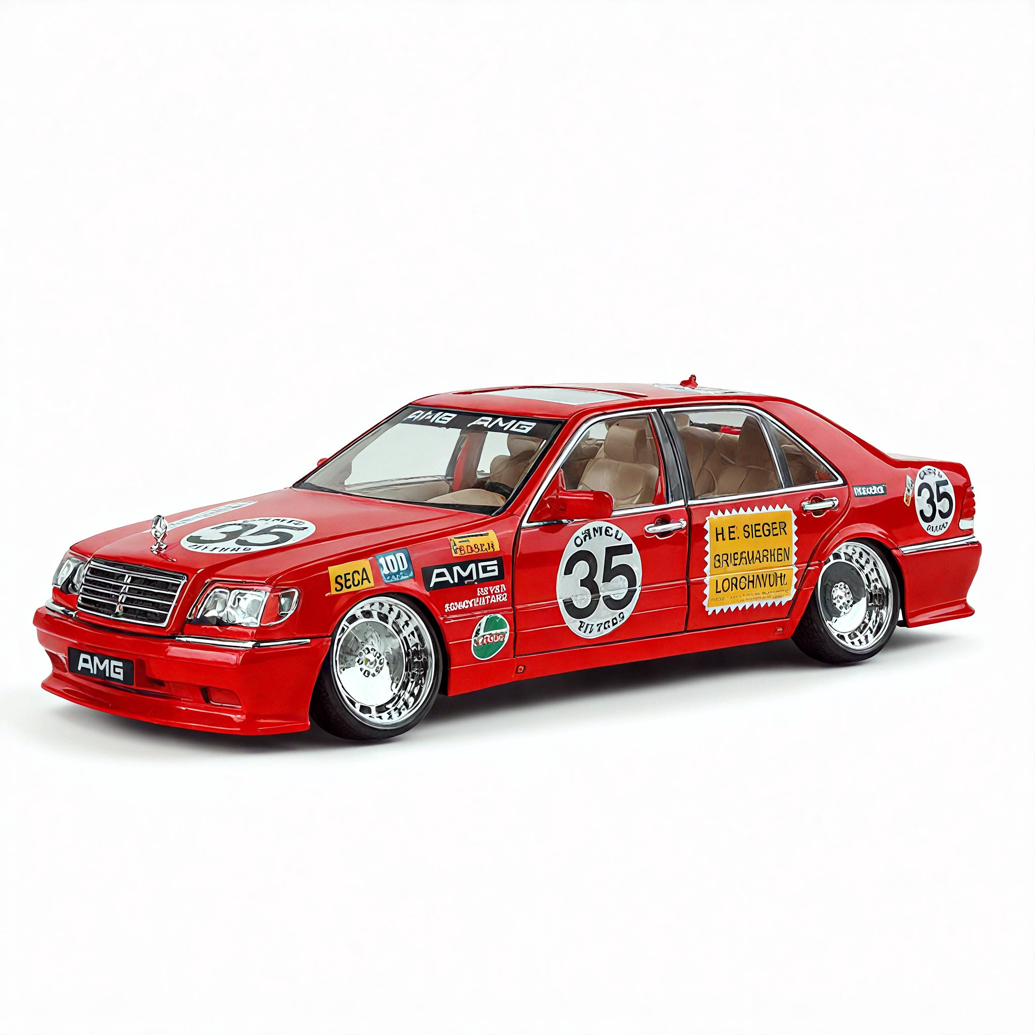 Racing Royalty: 1:24 Mercedes-Benz AMG W140 Model Aescraft