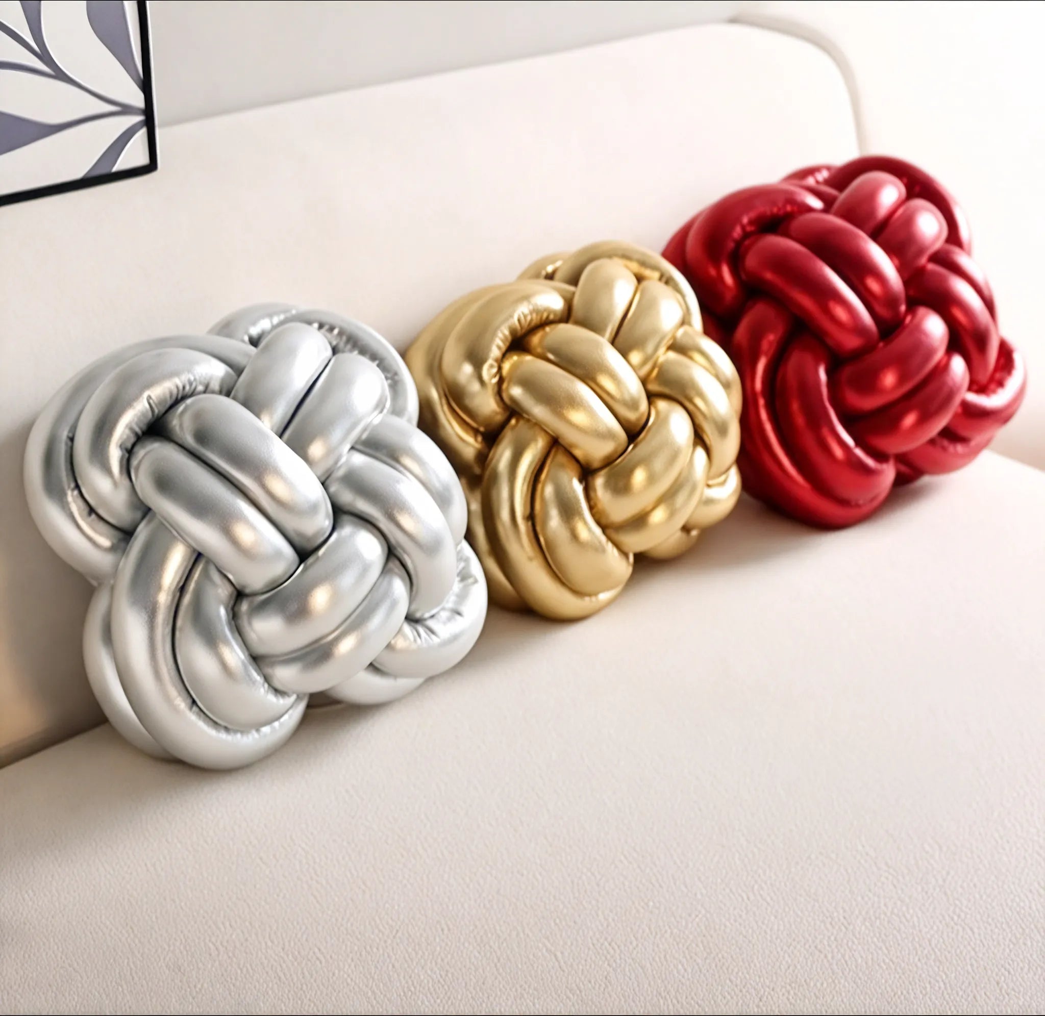 Radiant Knot Pillow Aescraft