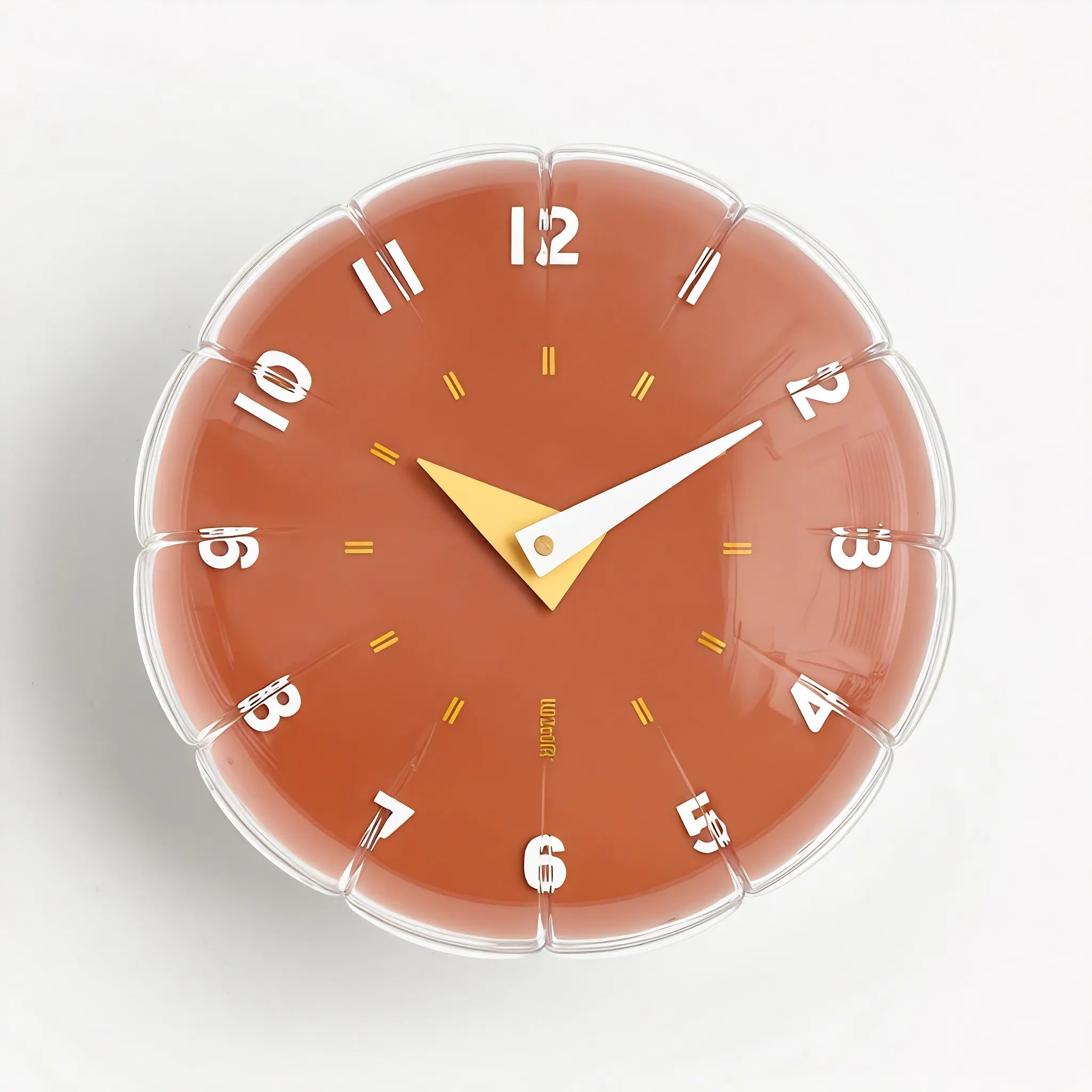 Retro Balloon Clock customized Aescraft Orange