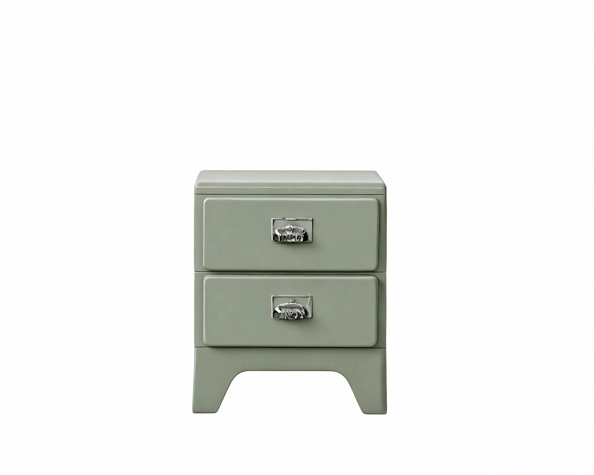 Retro ColorPop Storage: Vibrant Drawer Cabinet Aescraft 2 Matcha-2