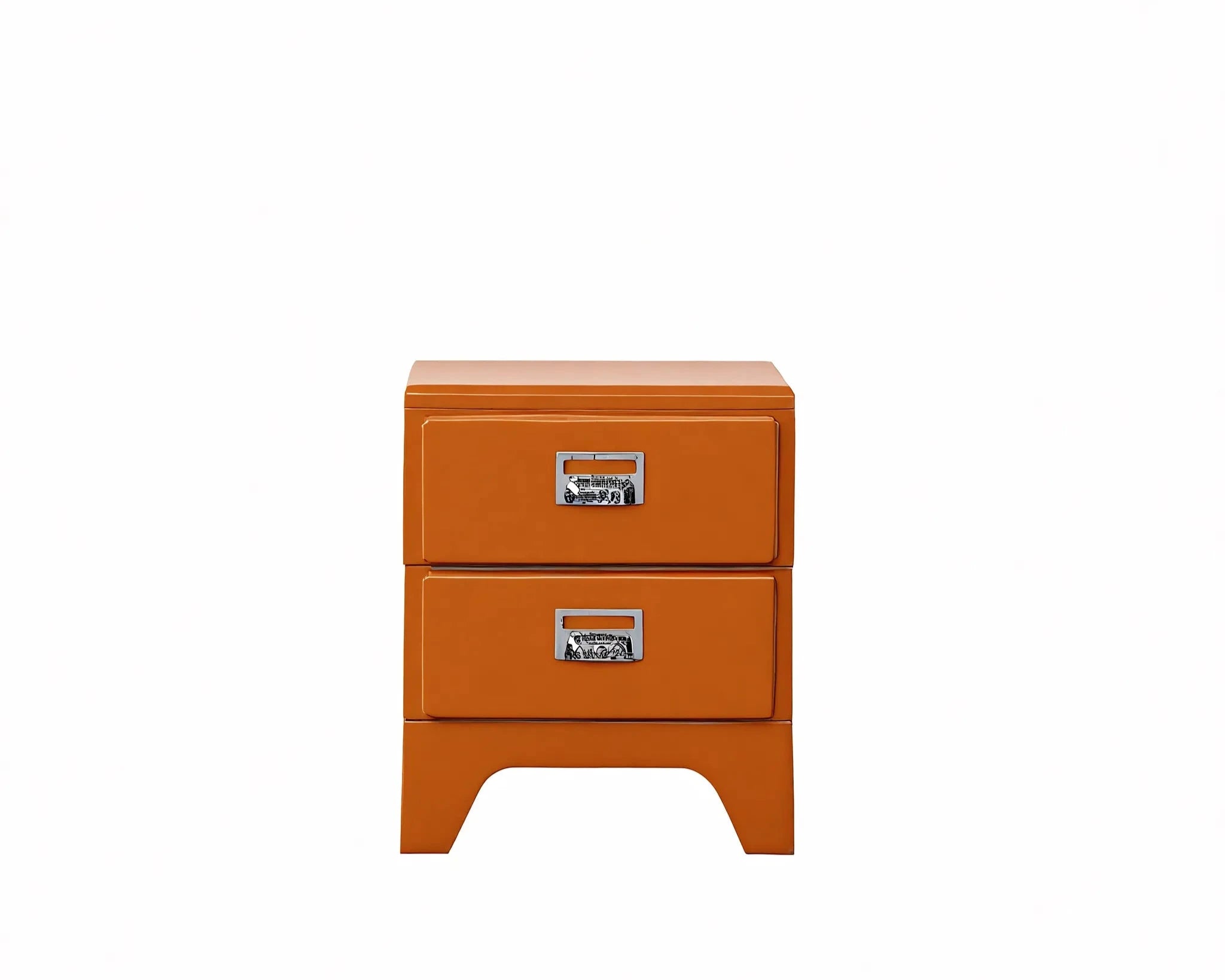 Retro ColorPop Storage: Vibrant Drawer Cabinet Aescraft 2 Orange-2