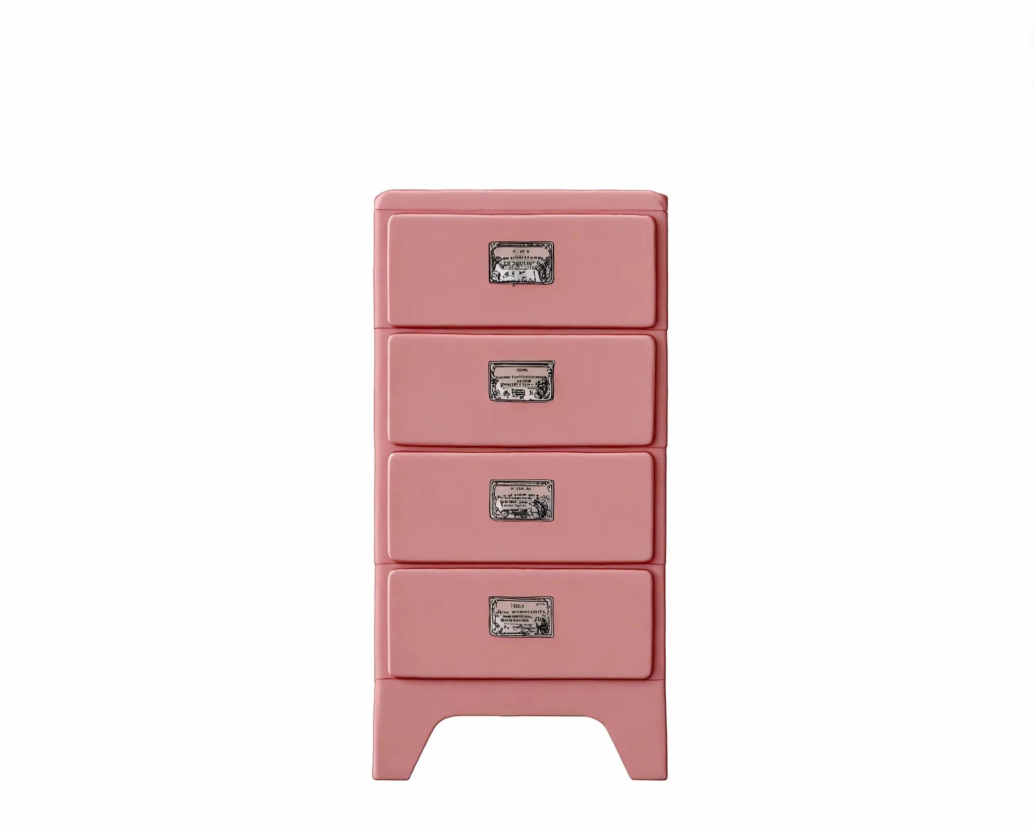 Retro ColorPop Storage: Vibrant Drawer Cabinet Aescraft 4 Pink-4