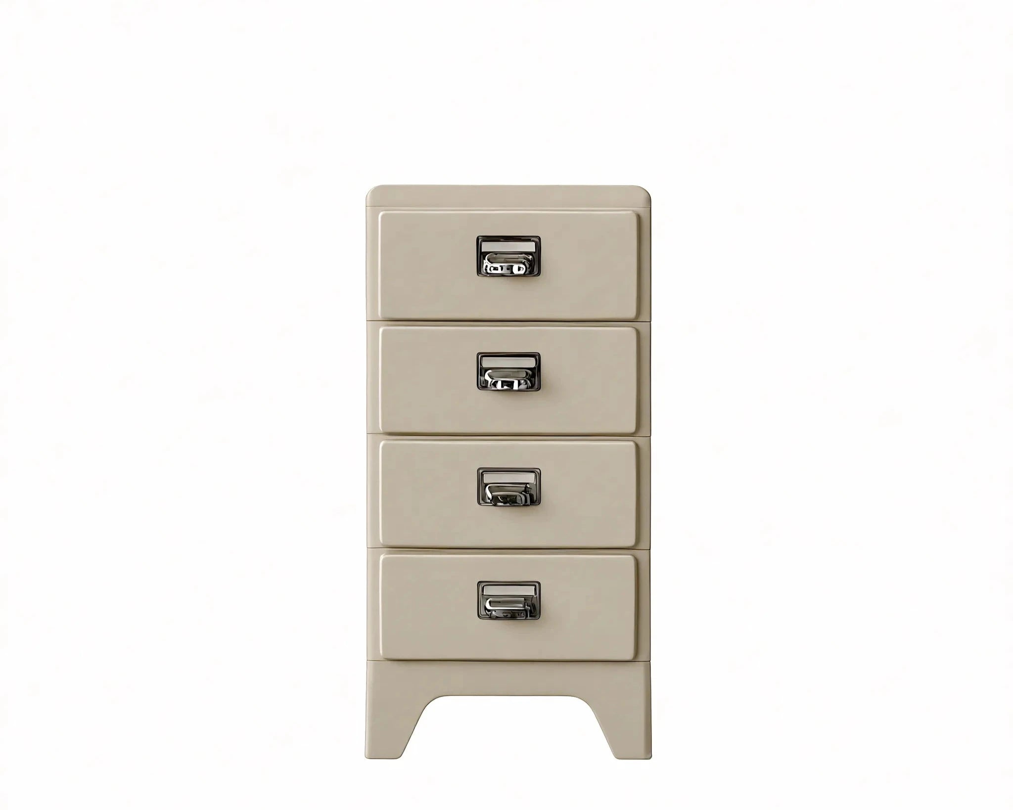 Retro ColorPop Storage: Vibrant Drawer Cabinet Aescraft 4 Beige-4
