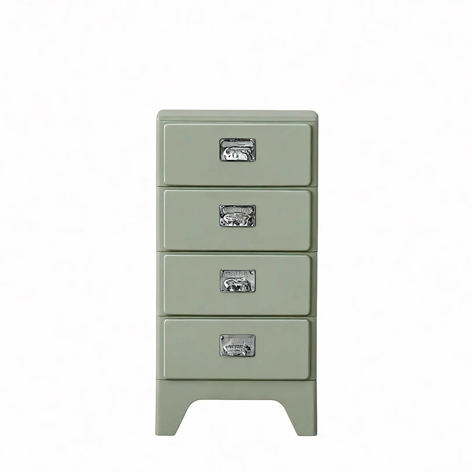 Retro ColorPop Storage: Vibrant Drawer Cabinet Aescraft 4 Matcha-4