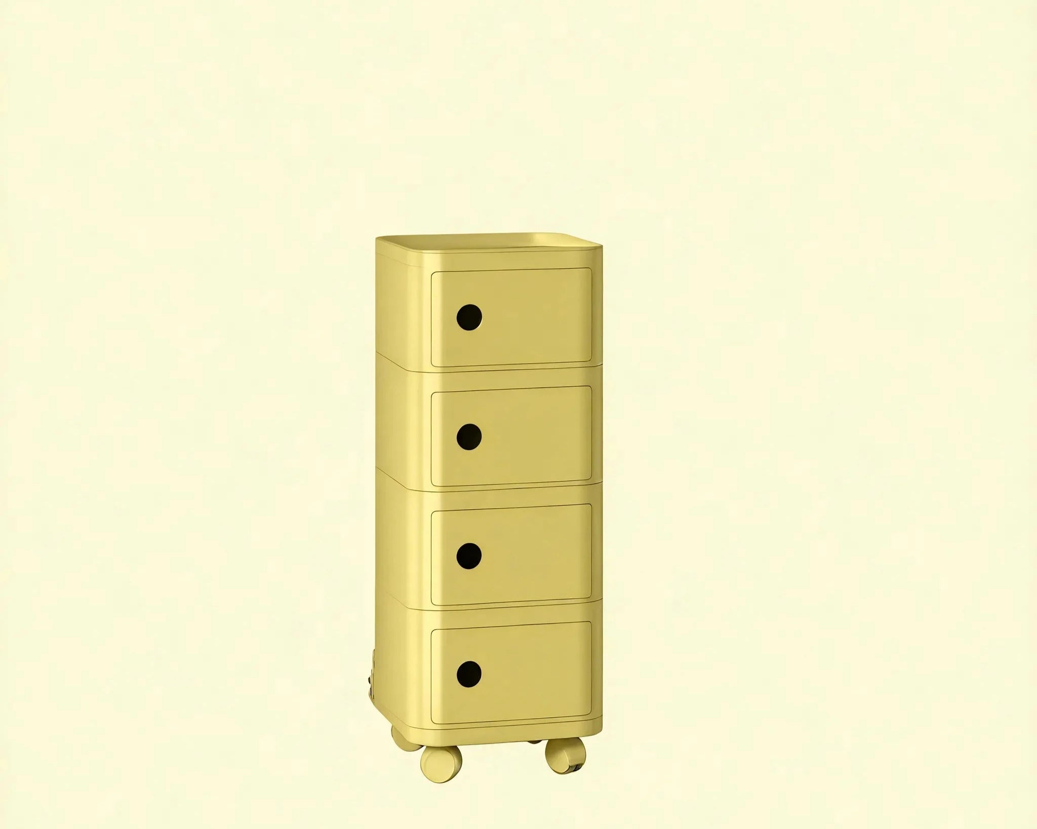 Retro Cube Storage – Modern Utility Aescraft 4 Yellow-4