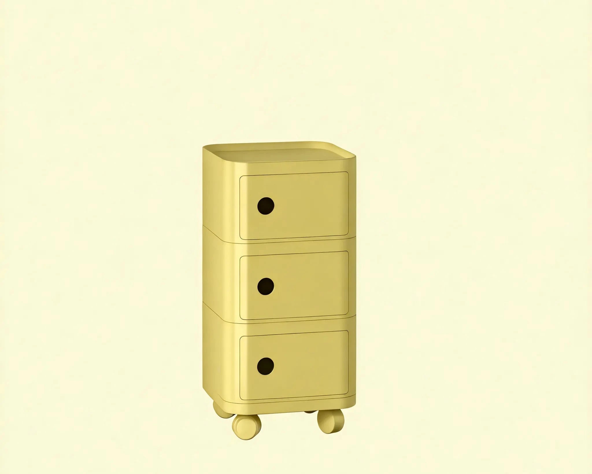 Retro Cube Storage – Modern Utility Aescraft 3 Yellow-3