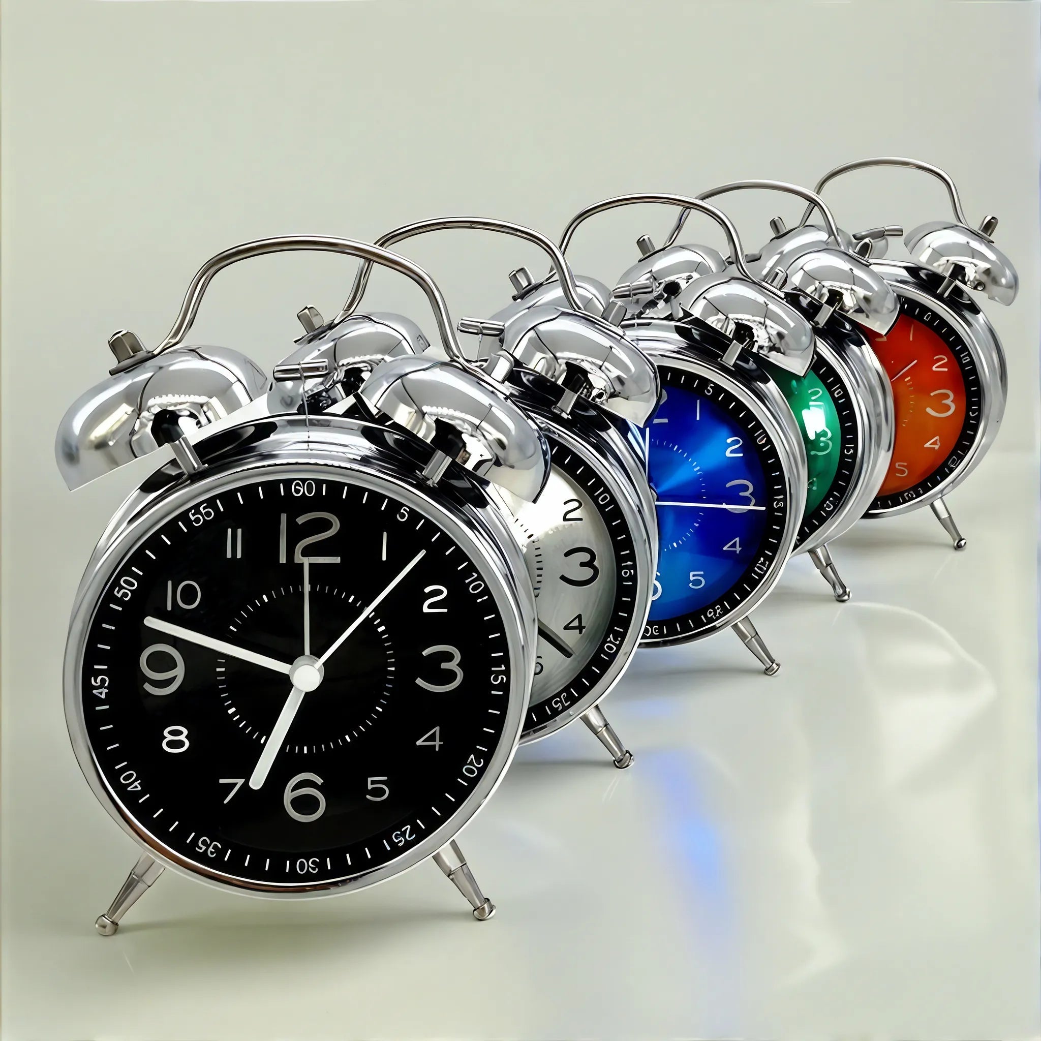 Retro Dual Bell Alarm Clock Aescraft