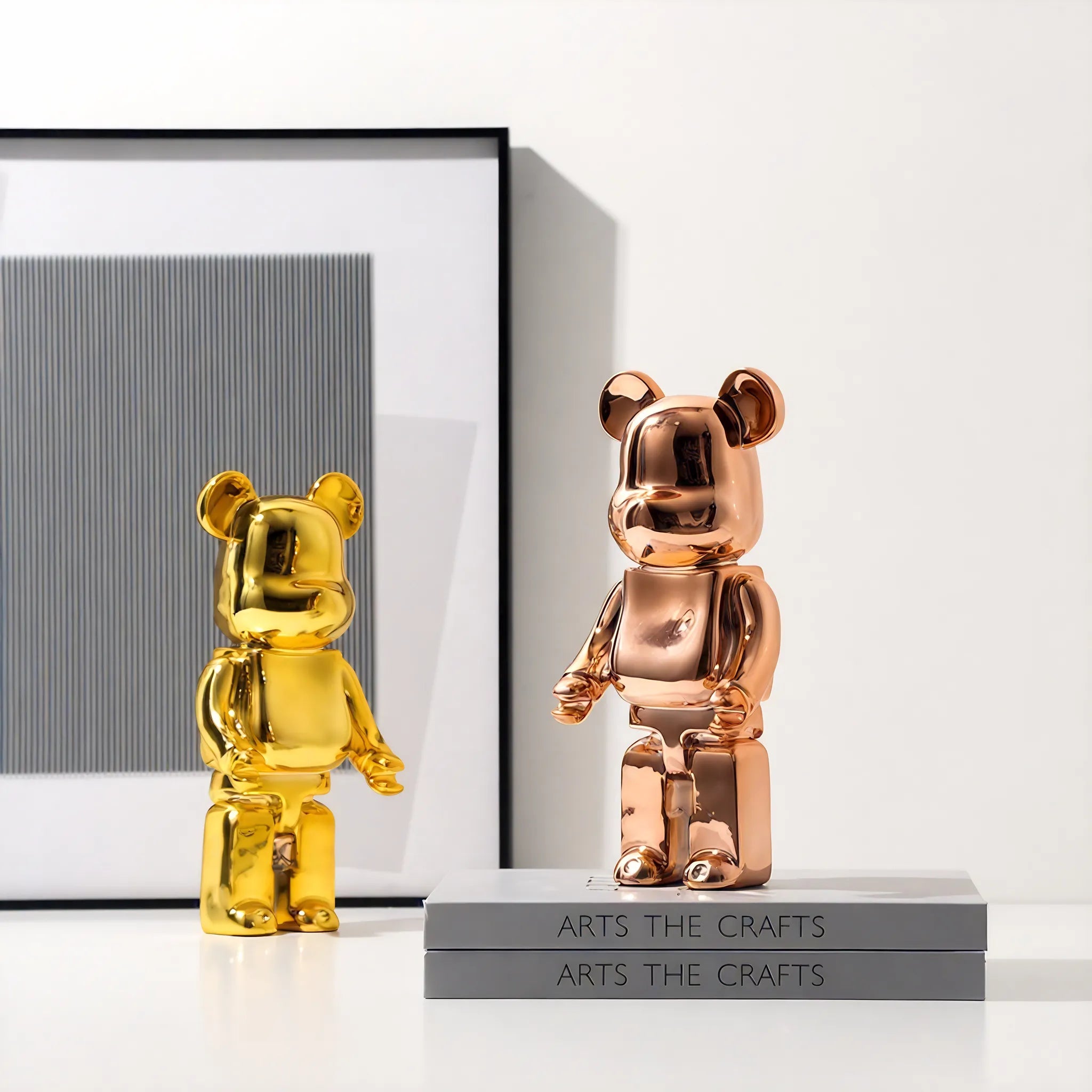 Retro Luxe Bearbrick Collectible customized Aescraft