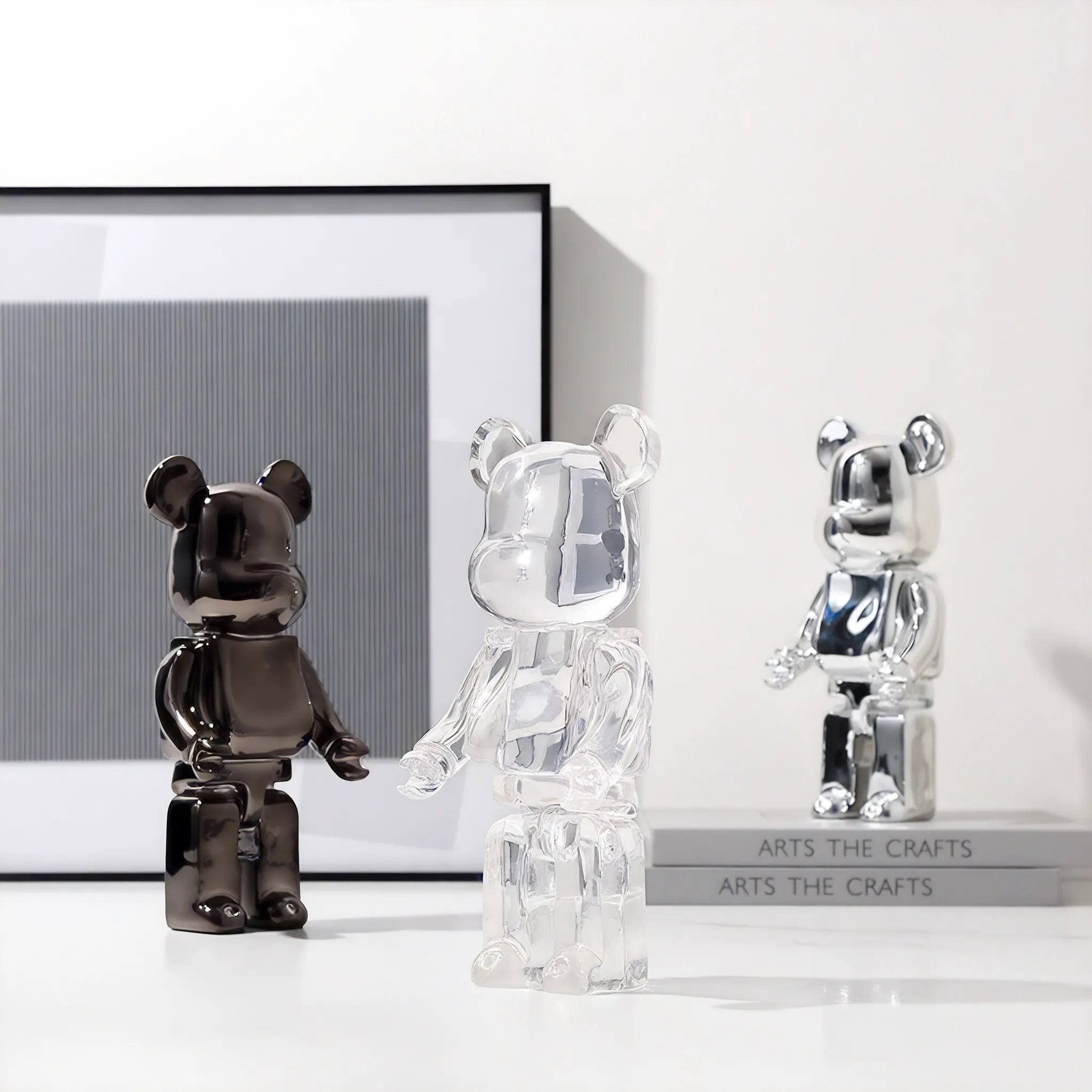 Retro Luxe Bearbrick Collectible customized Aescraft