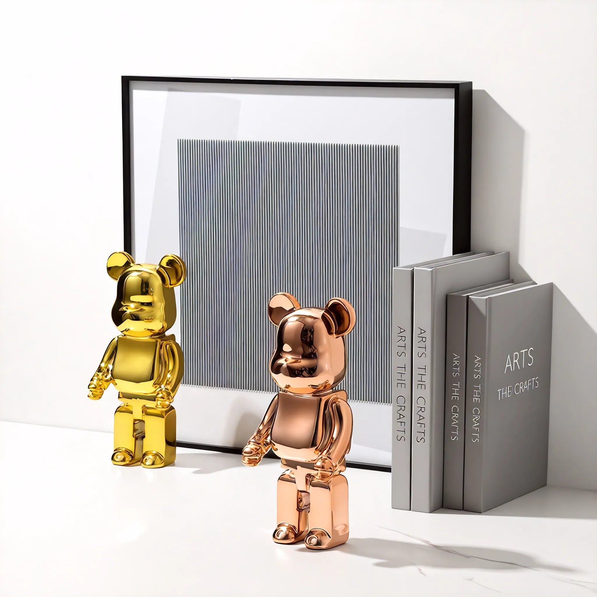 Retro Luxe Bearbrick Collectible customized Aescraft