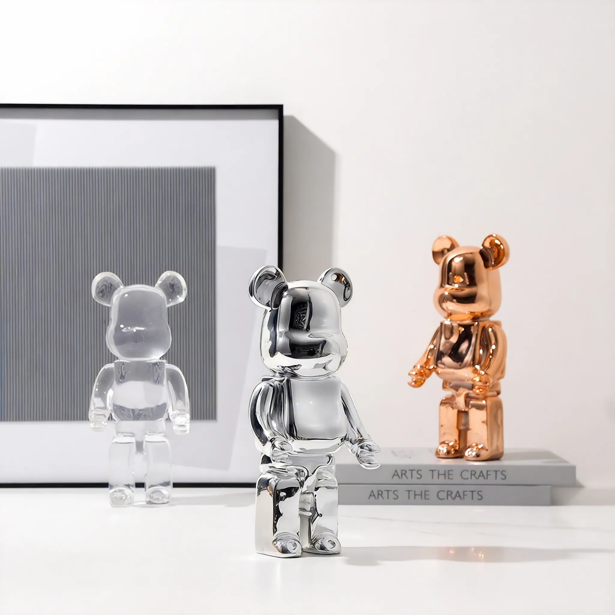 Retro Luxe Bearbrick Collectible customized Aescraft