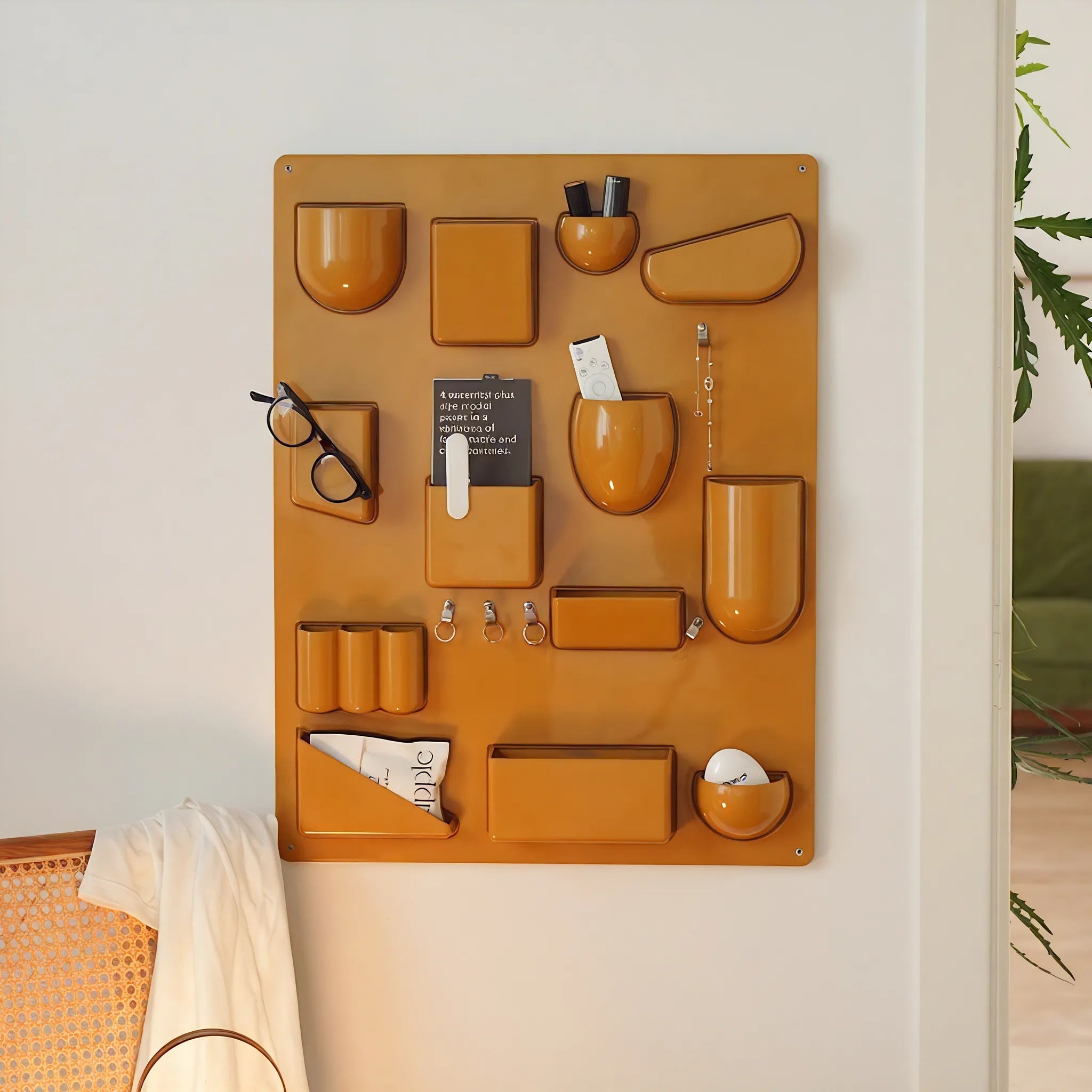 Retro Wall Mount Storage Organizer Aescraft