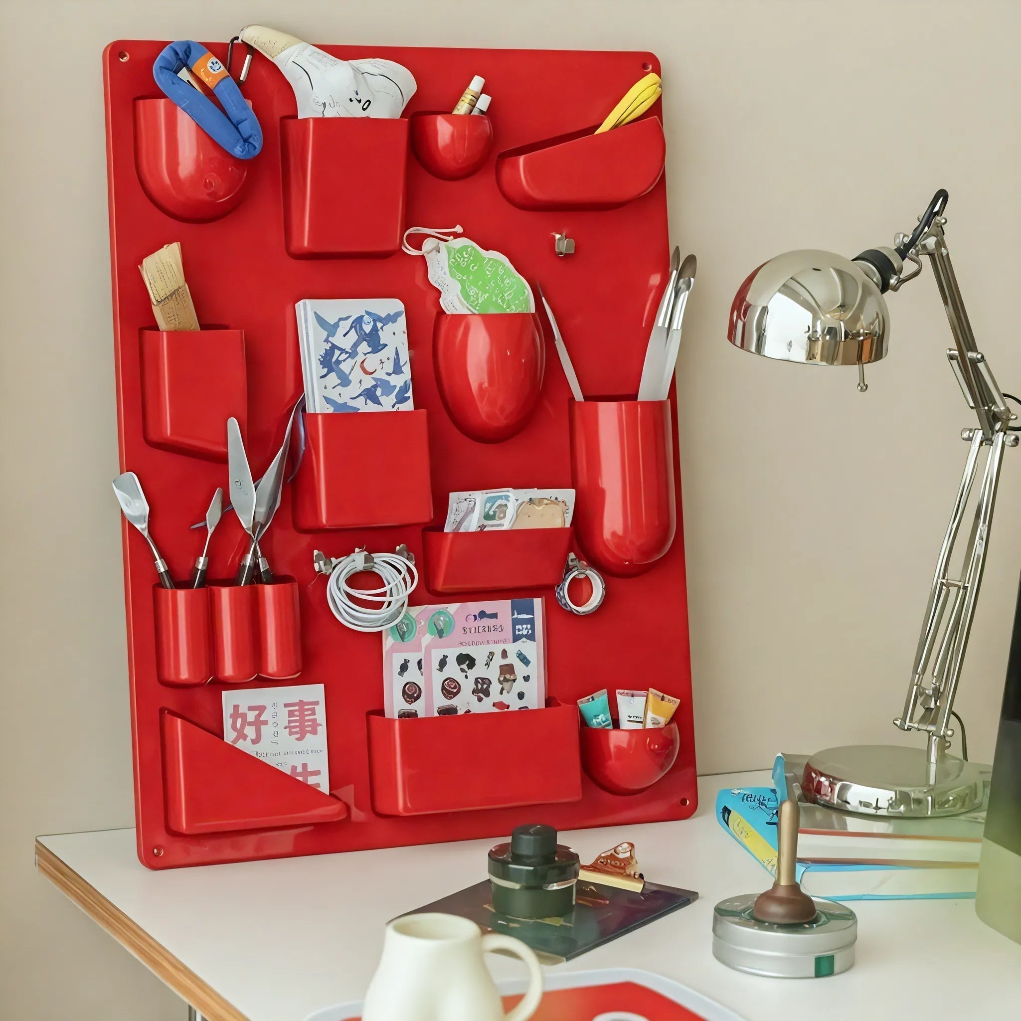 Retro Wall Mount Storage Organizer Aescraft