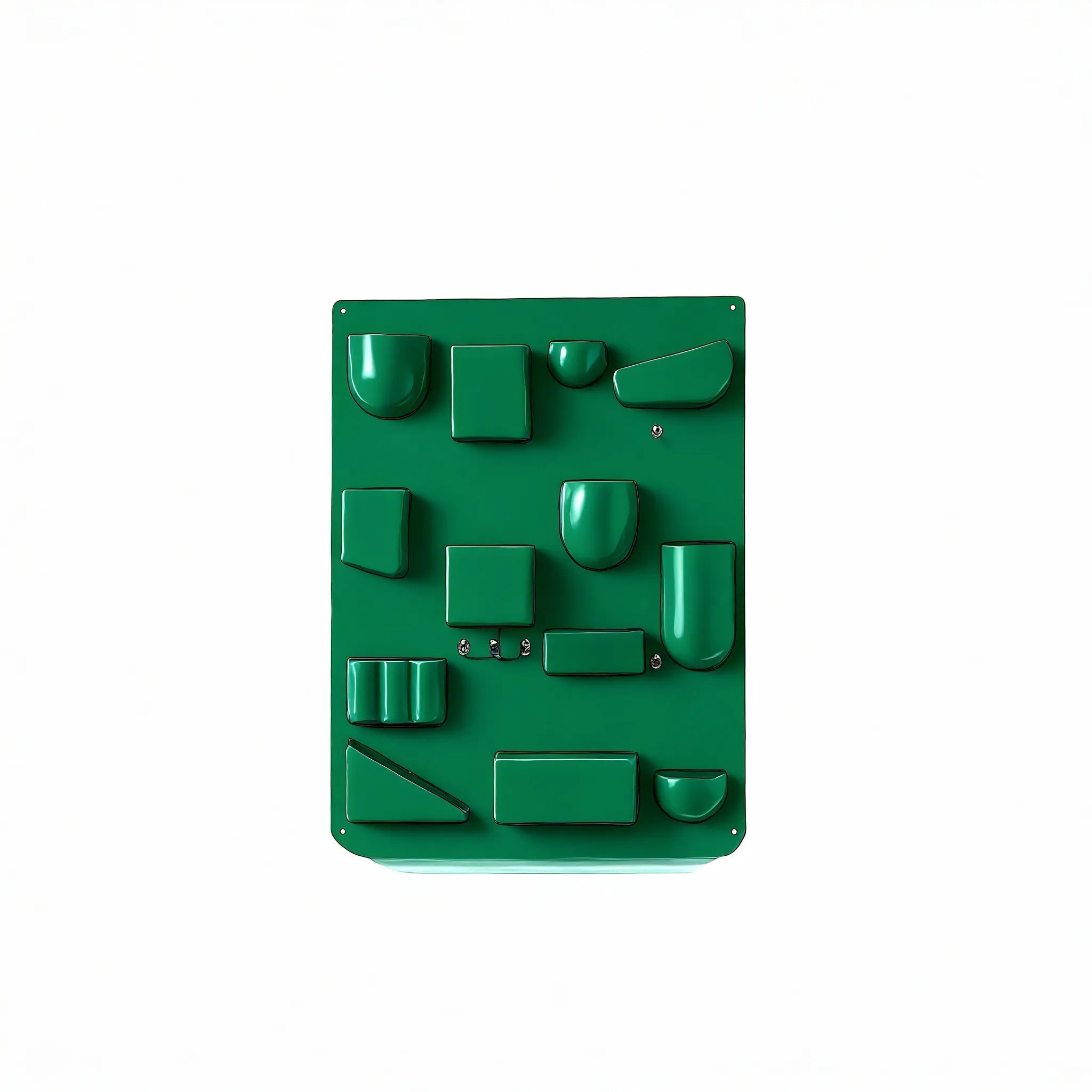 Retro Wall Mount Storage Organizer Aescraft Green