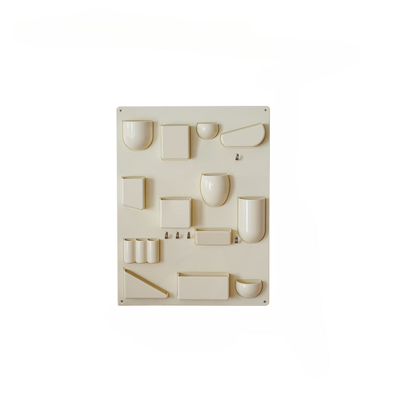 Retro Wall Mount Storage Organizer Aescraft White