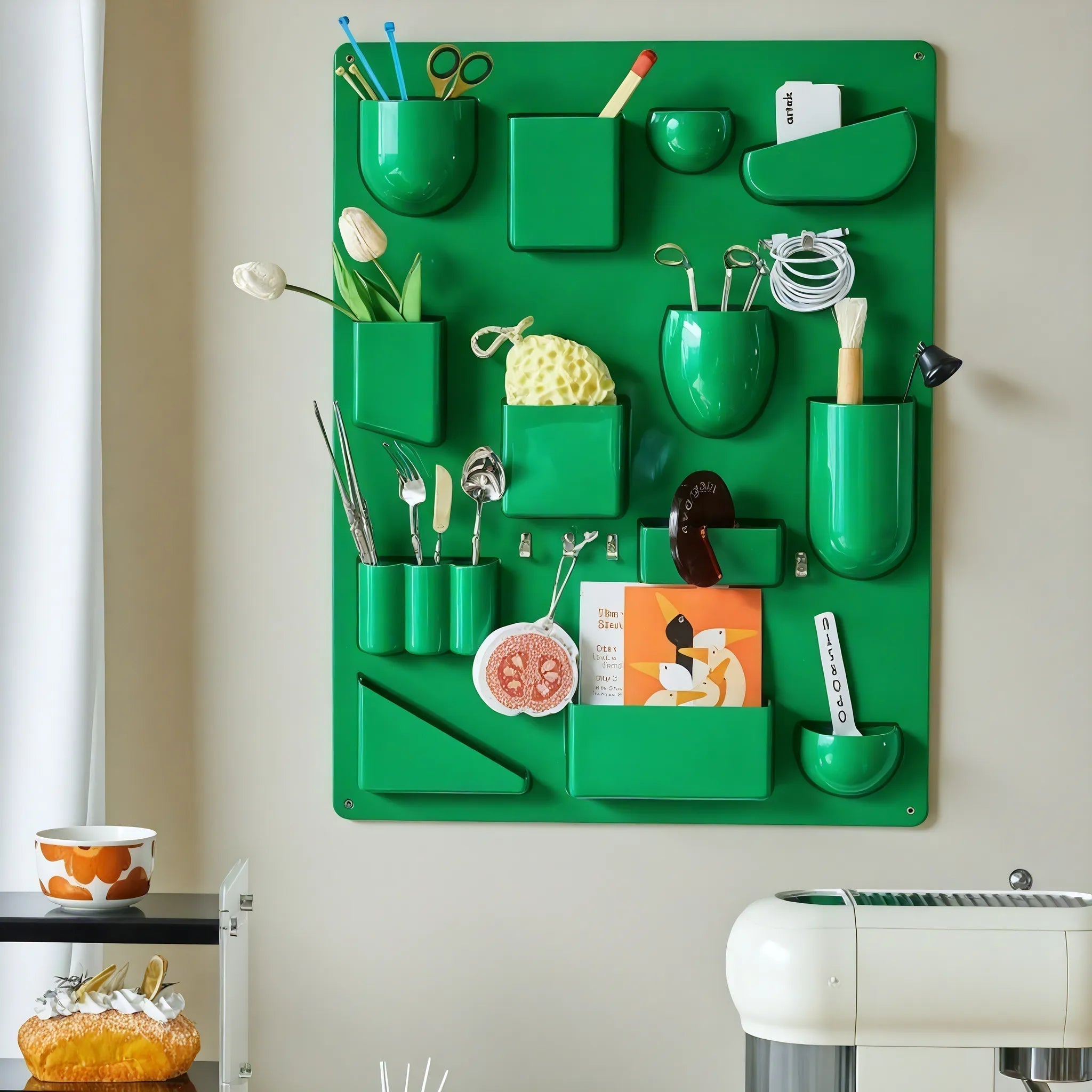 Retro Wall Mount Storage Organizer Aescraft