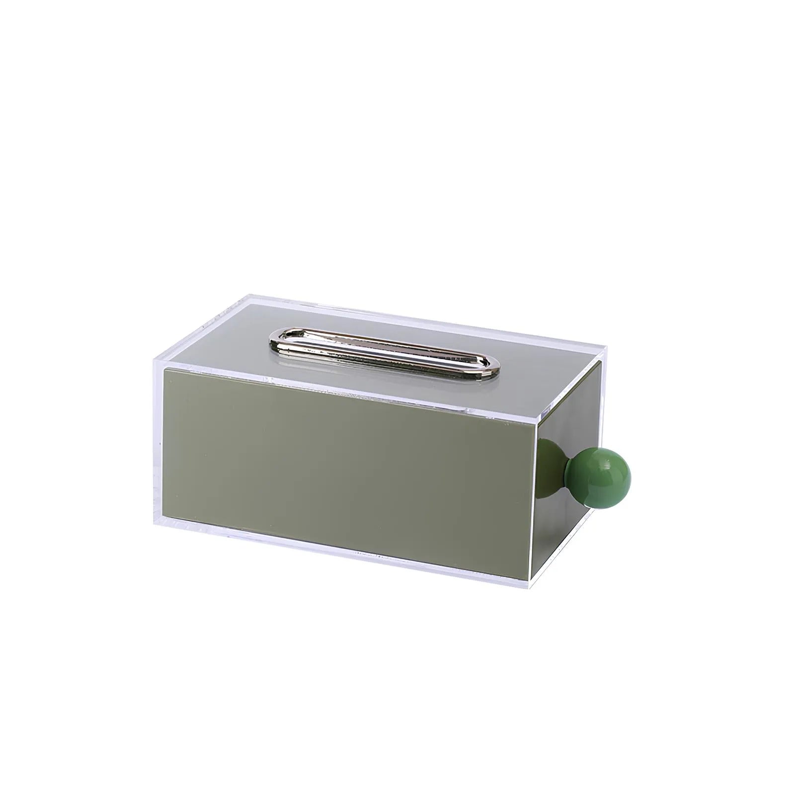 RetroPull Tissue Cube Aescraft Green