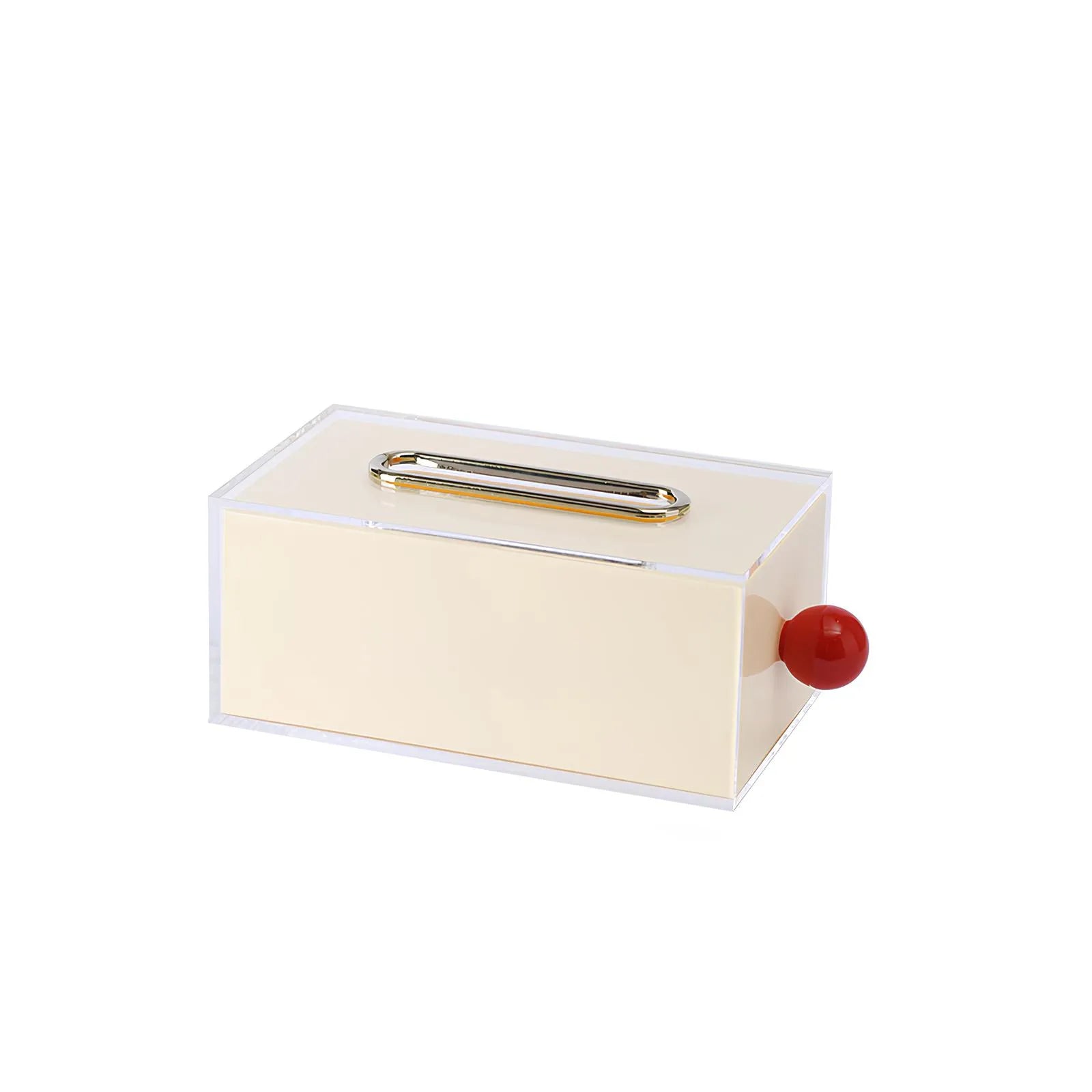 RetroPull Tissue Cube Aescraft White