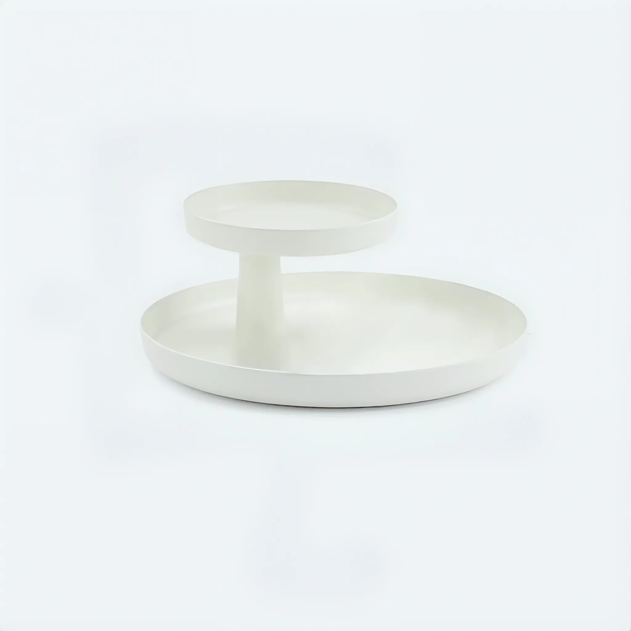 Rotary Tray - Chic Organizer for Stylish Spaces Aescraft White