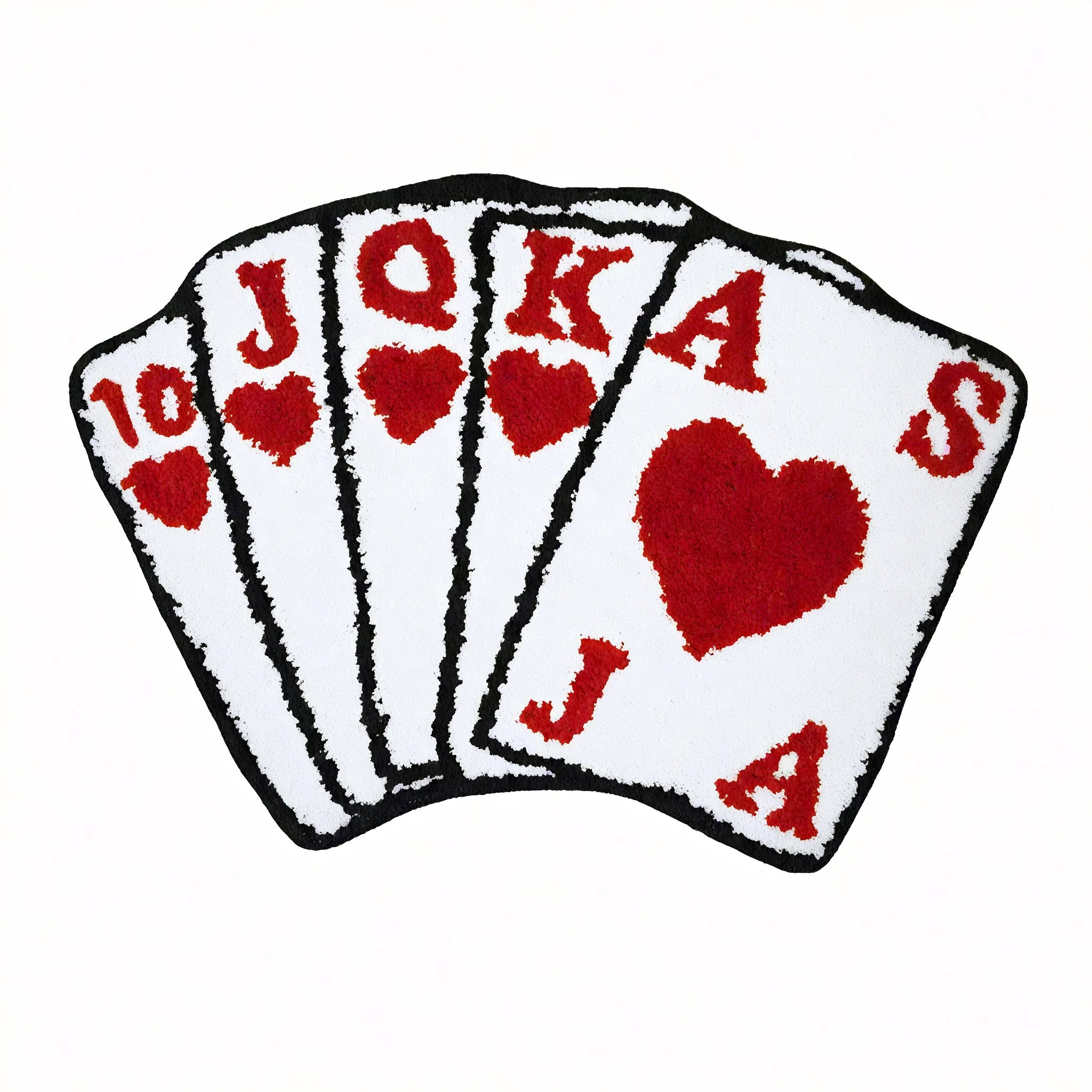 Royal Flush Underfoot – Playful Rug Design Aescraft Flush S (50x65cm)