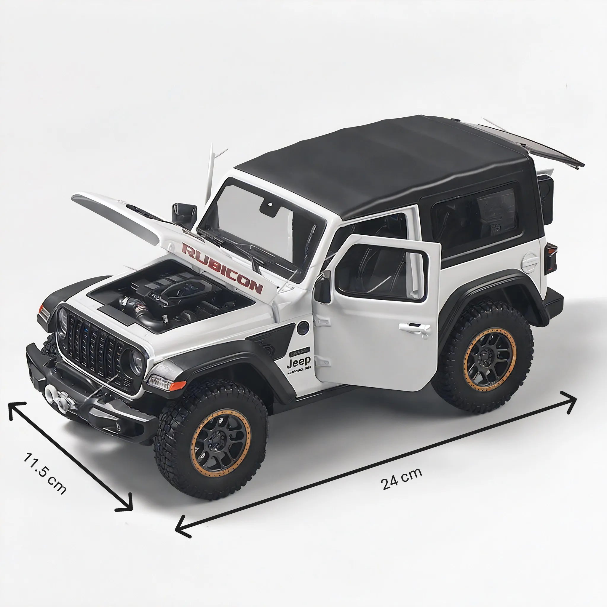 Rugged Roads Ahead – 1:18 Jeep Wrangler Model Aescraft