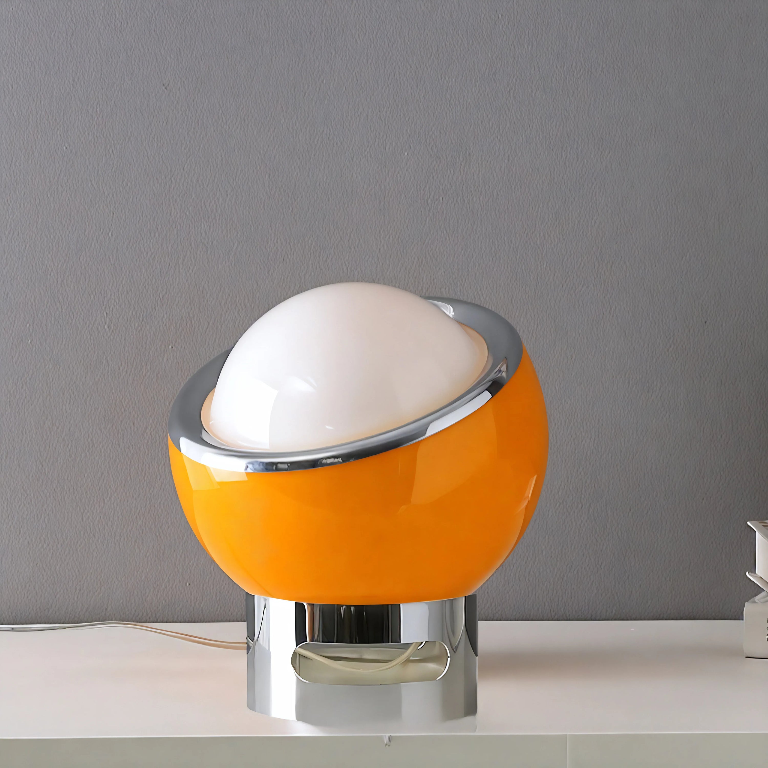 SaturnGlow Lamp – A Celestial Touch for Modern Spaces Aescraft Light Orange-S US