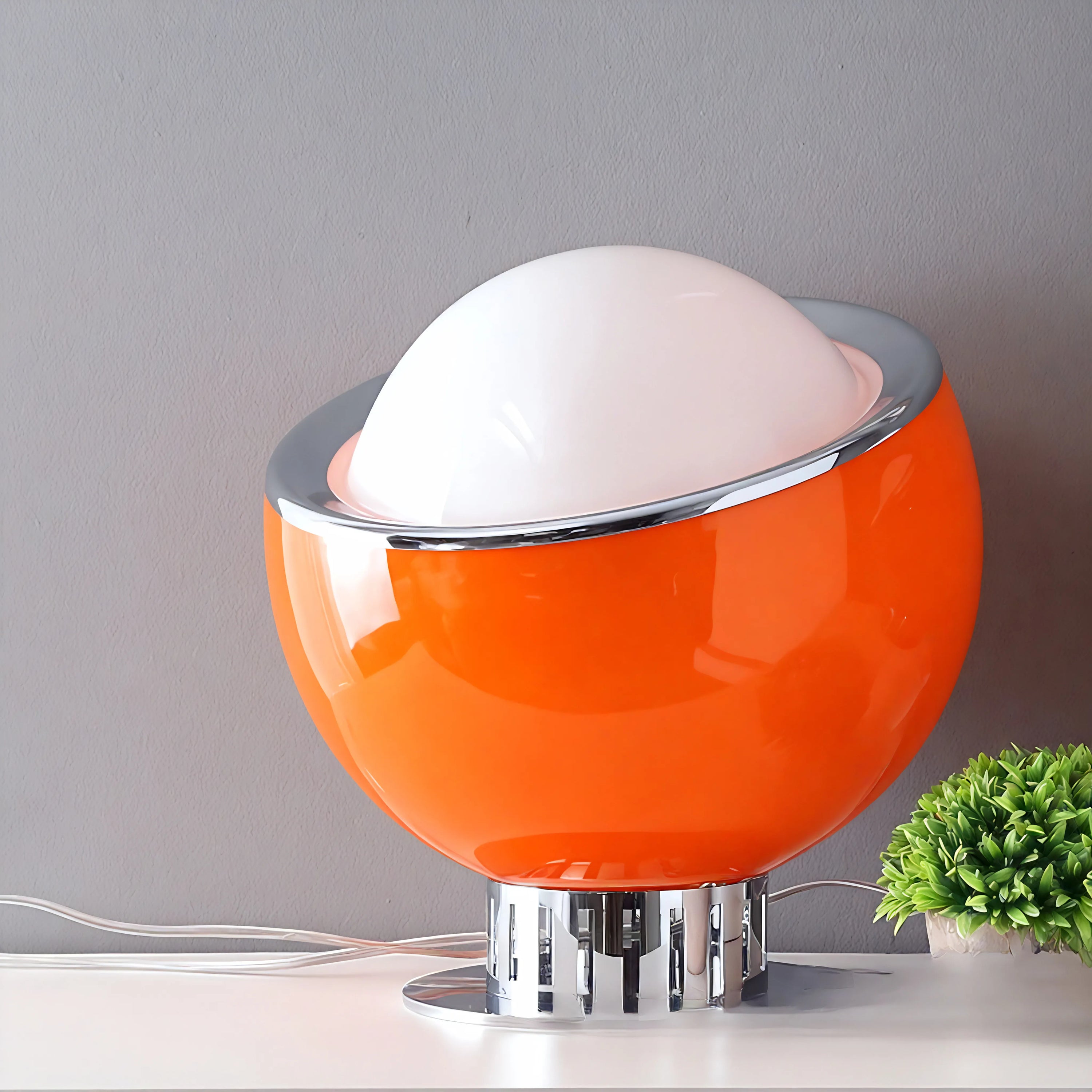 SaturnGlow Lamp – A Celestial Touch for Modern Spaces Aescraft Dark Orange-L US