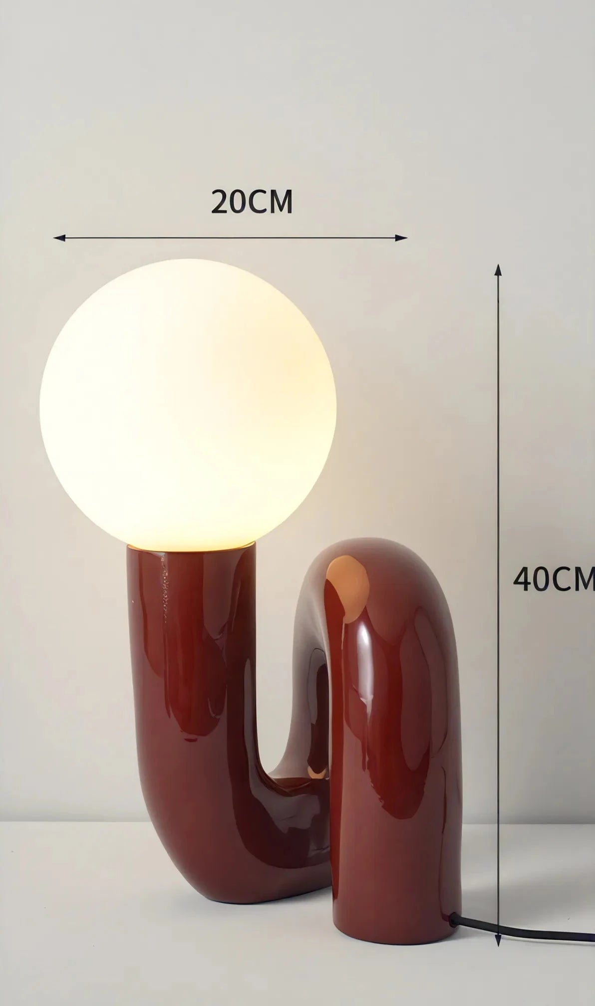 Sculptural Loop Glow Lamp Aescraft