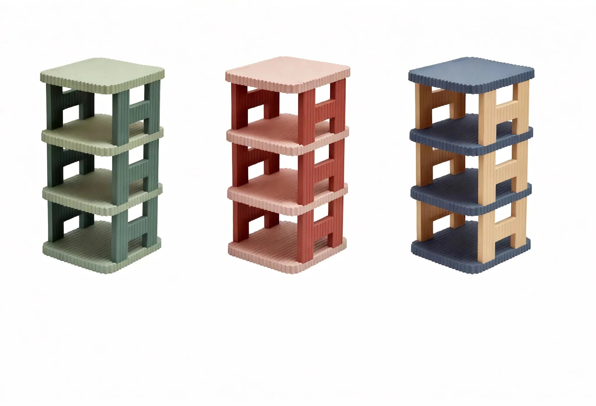 Sleek Tiered Shoe Tower Aescraft