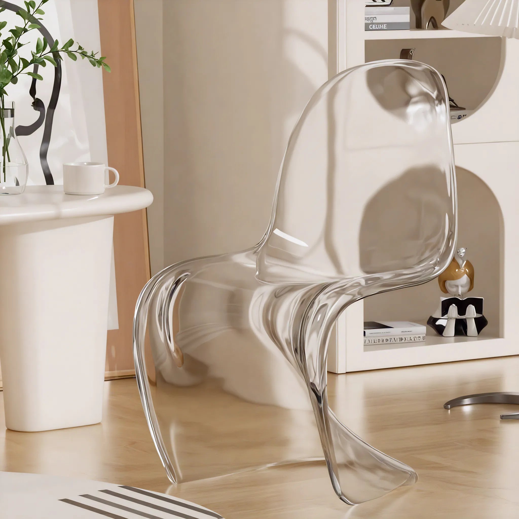Spectrum Sculpt Chair – Vibrant Design for Dynamic Space Aescraft Clear