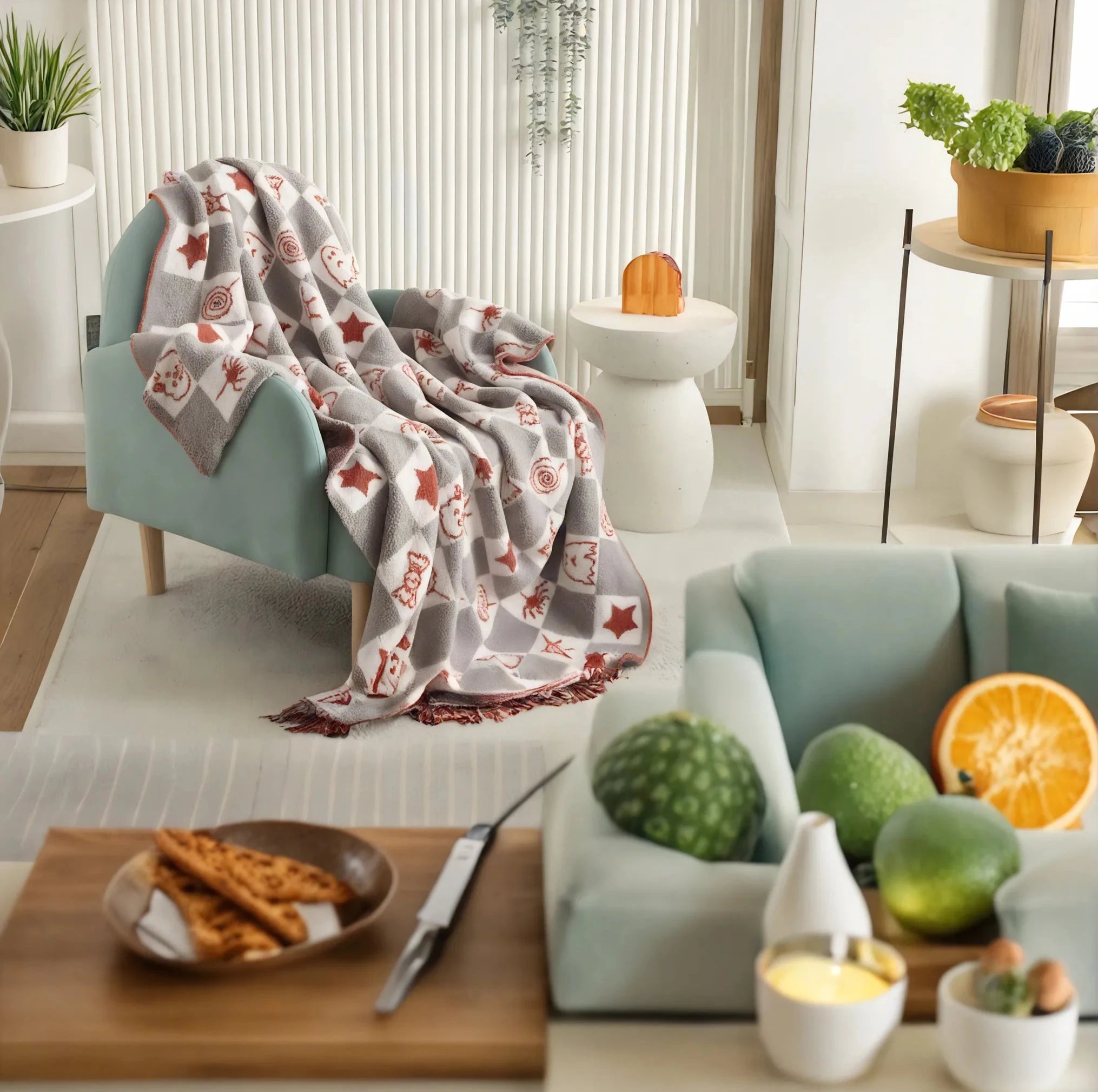 Spooky Snuggle Throw Blanket Aescraft