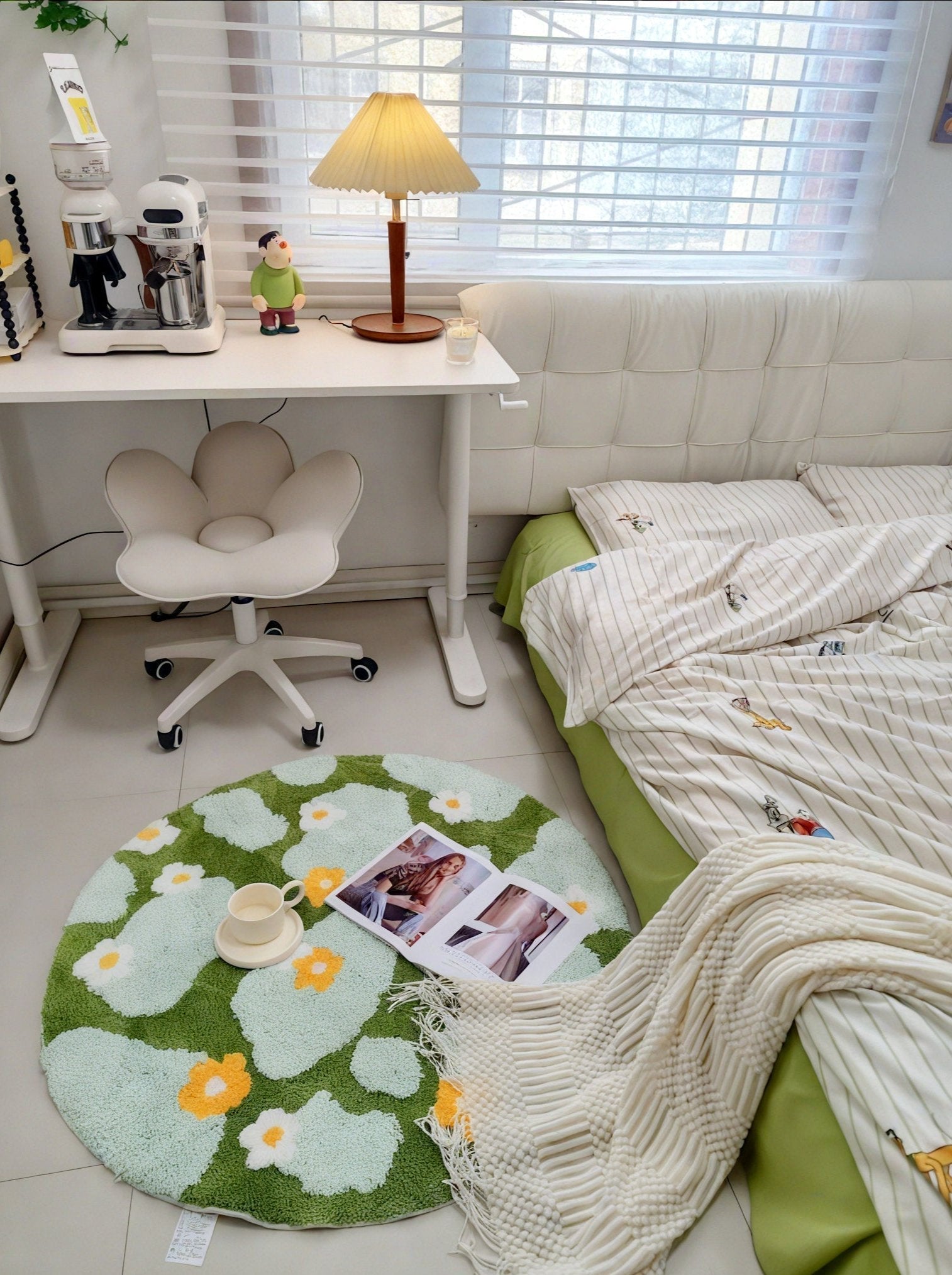 Spring Meadow Circle Rug – Bloom Underfoot Aescraft