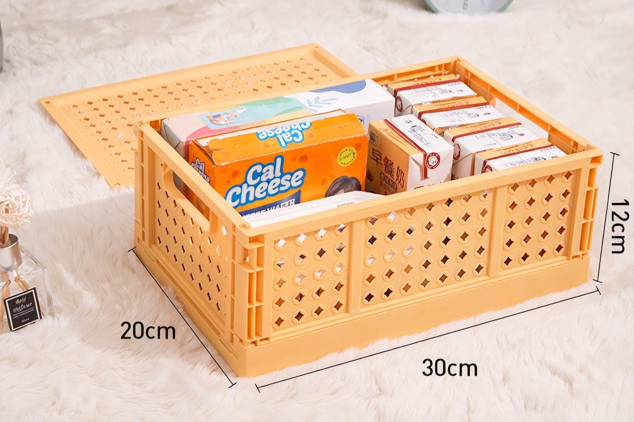 Stack & Stash Modular Storage Crates Aescraft Medium Yellow-M