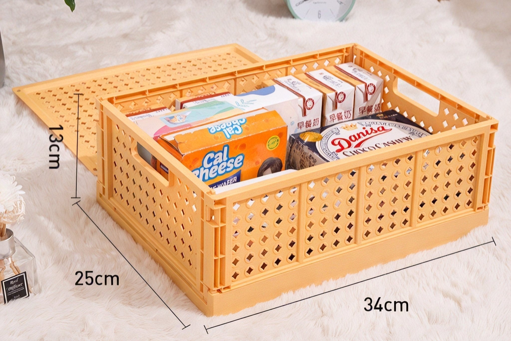Stack & Stash Modular Storage Crates Aescraft Large Yellow-L