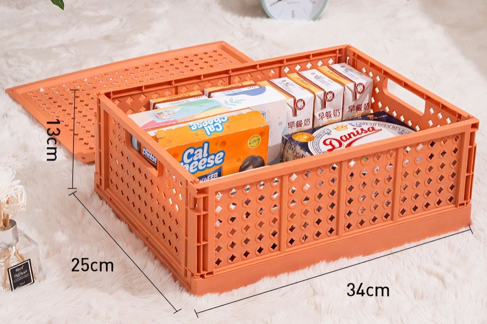 Stack & Stash Modular Storage Crates Aescraft Large Orange-L