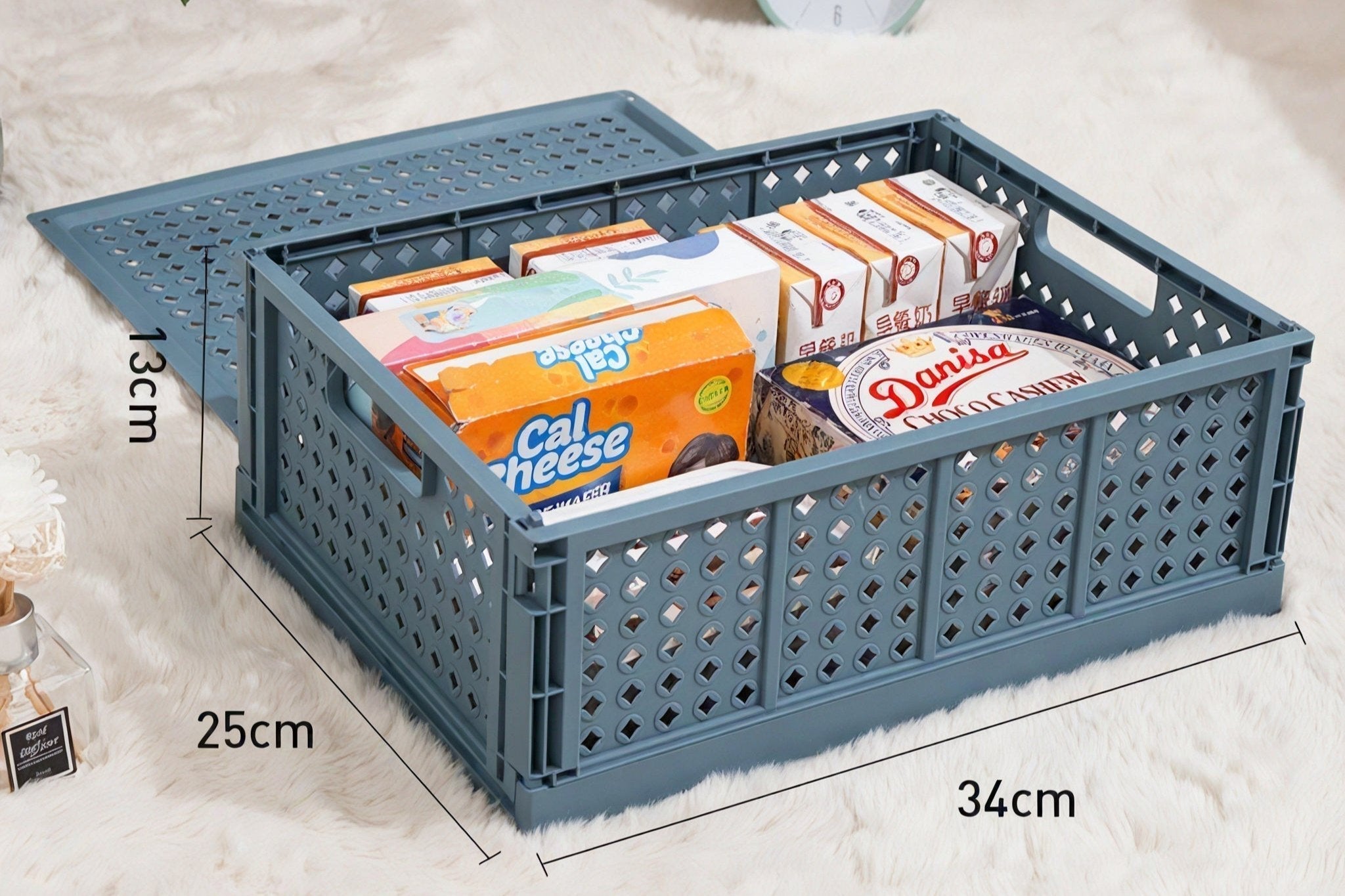 Stack & Stash Modular Storage Crates Aescraft Large Blue-L