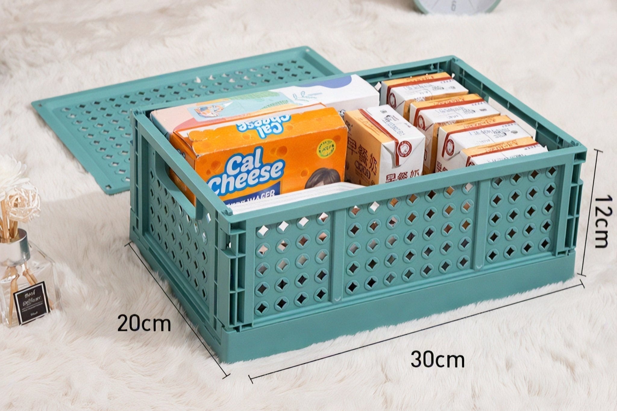 Stack & Stash Modular Storage Crates Aescraft Medium Green-M