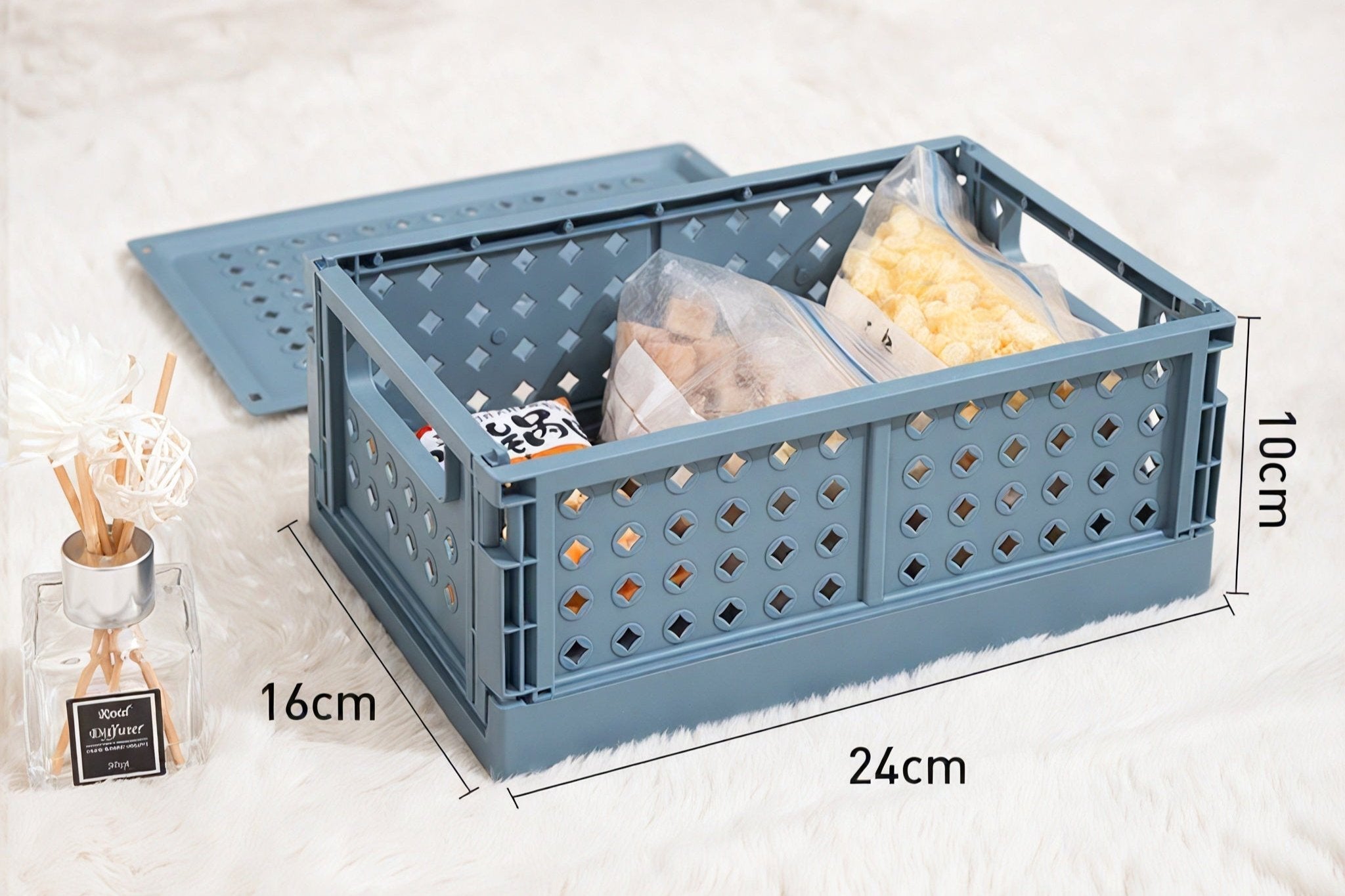 Stack & Stash Modular Storage Crates Aescraft Small Blue-S