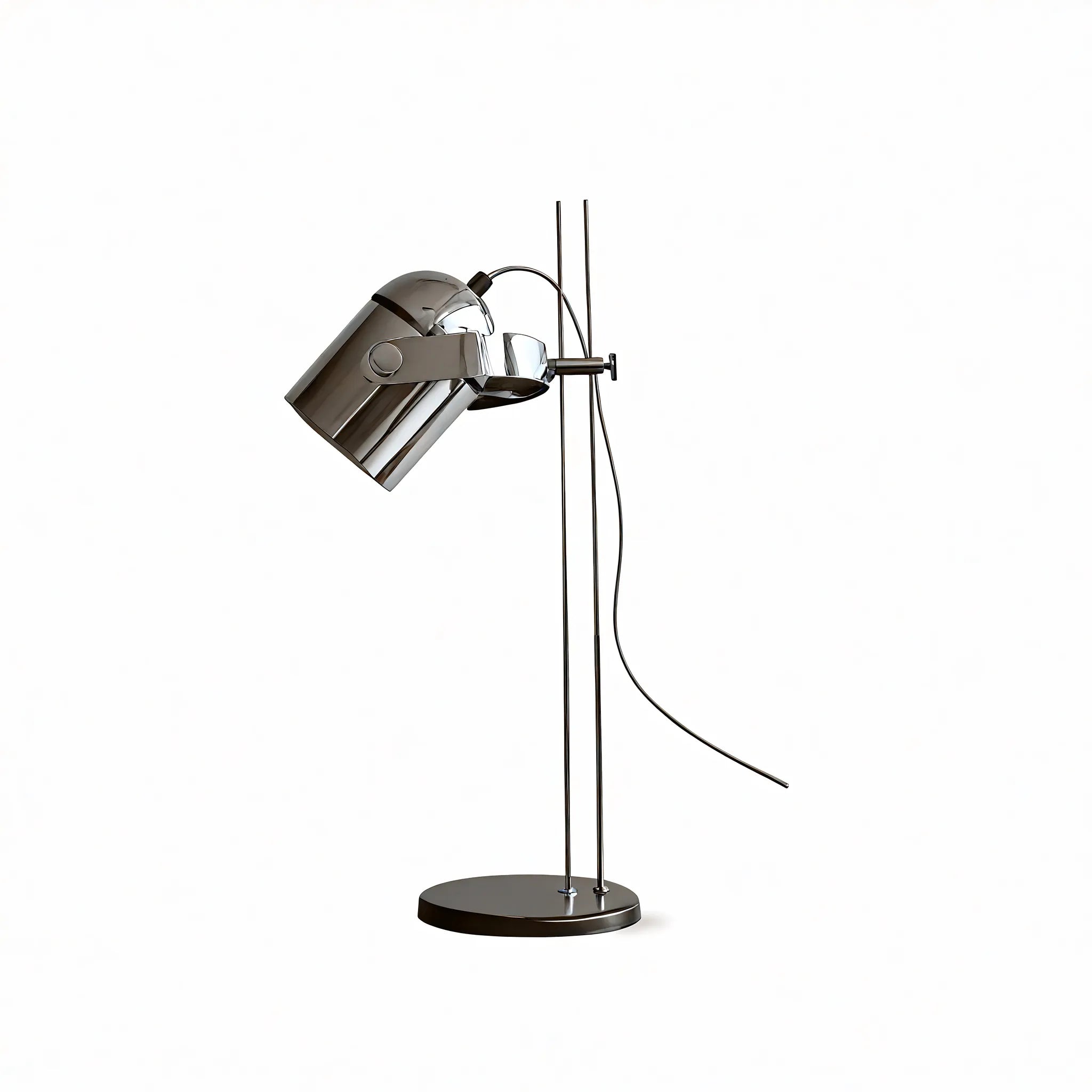 Studio Beam Desk Lamp – Industrial Style with a Warm Touch Aescraft Chrome US