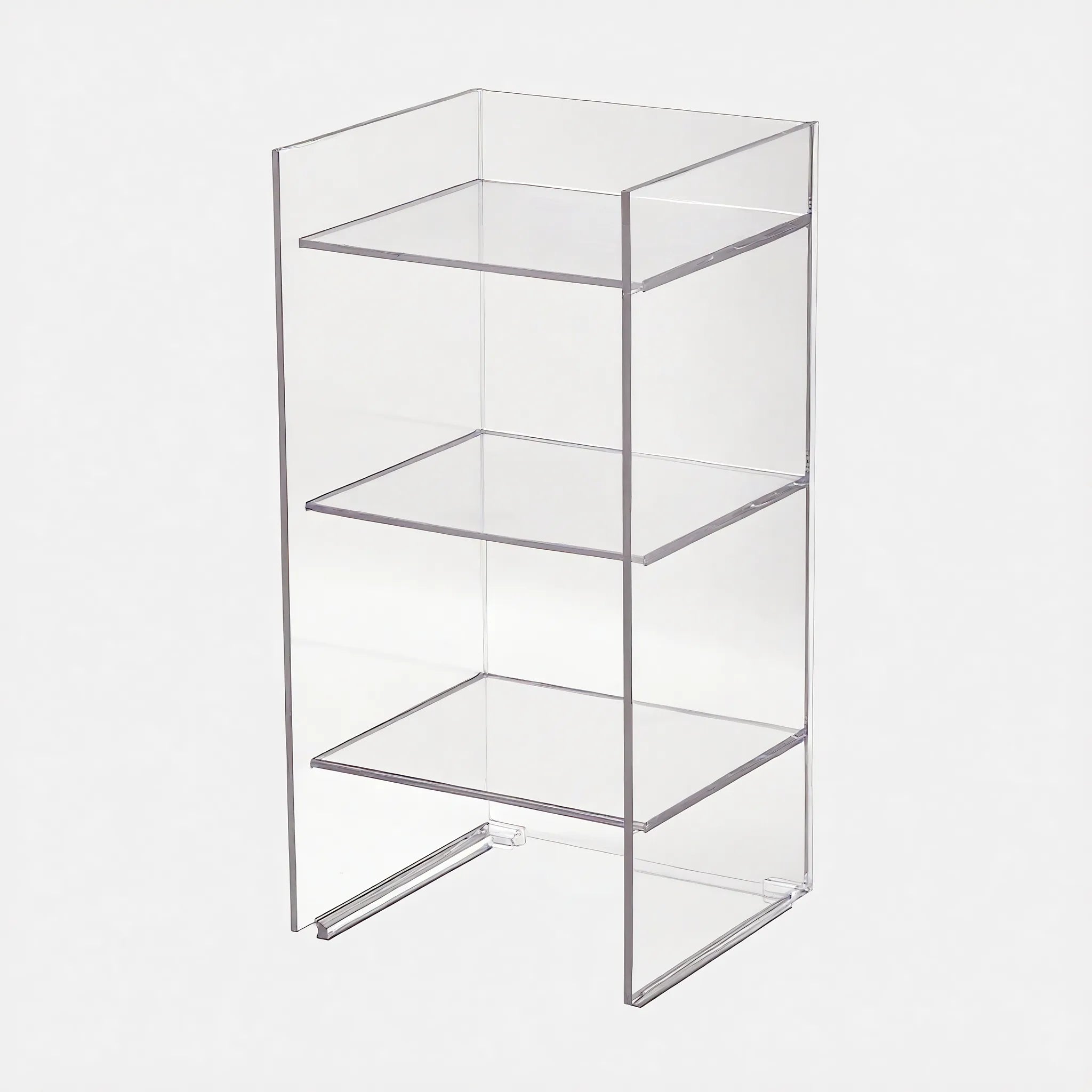 Subtle Spaces: Modern Acrylic Storage Shelf Aescraft Clear - Small