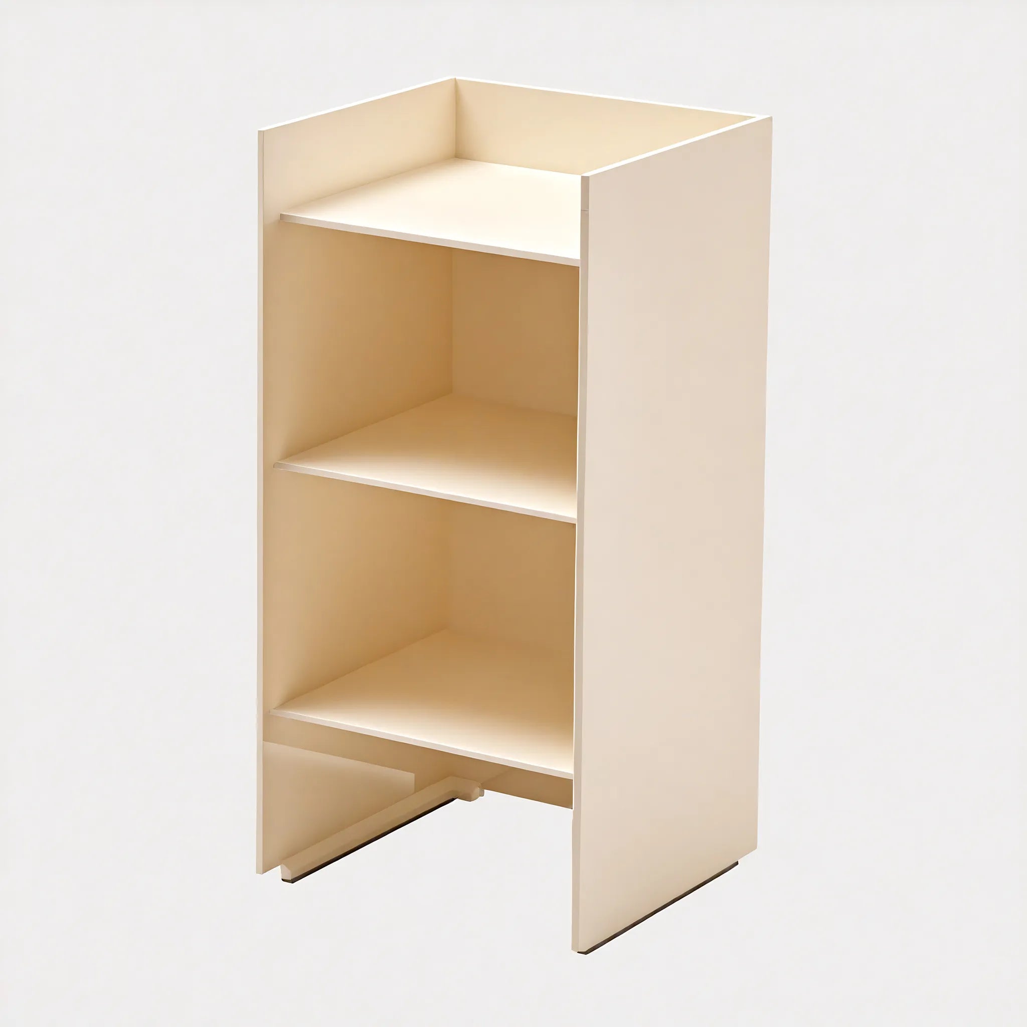 Subtle Spaces: Modern Acrylic Storage Shelf Aescraft White - Small
