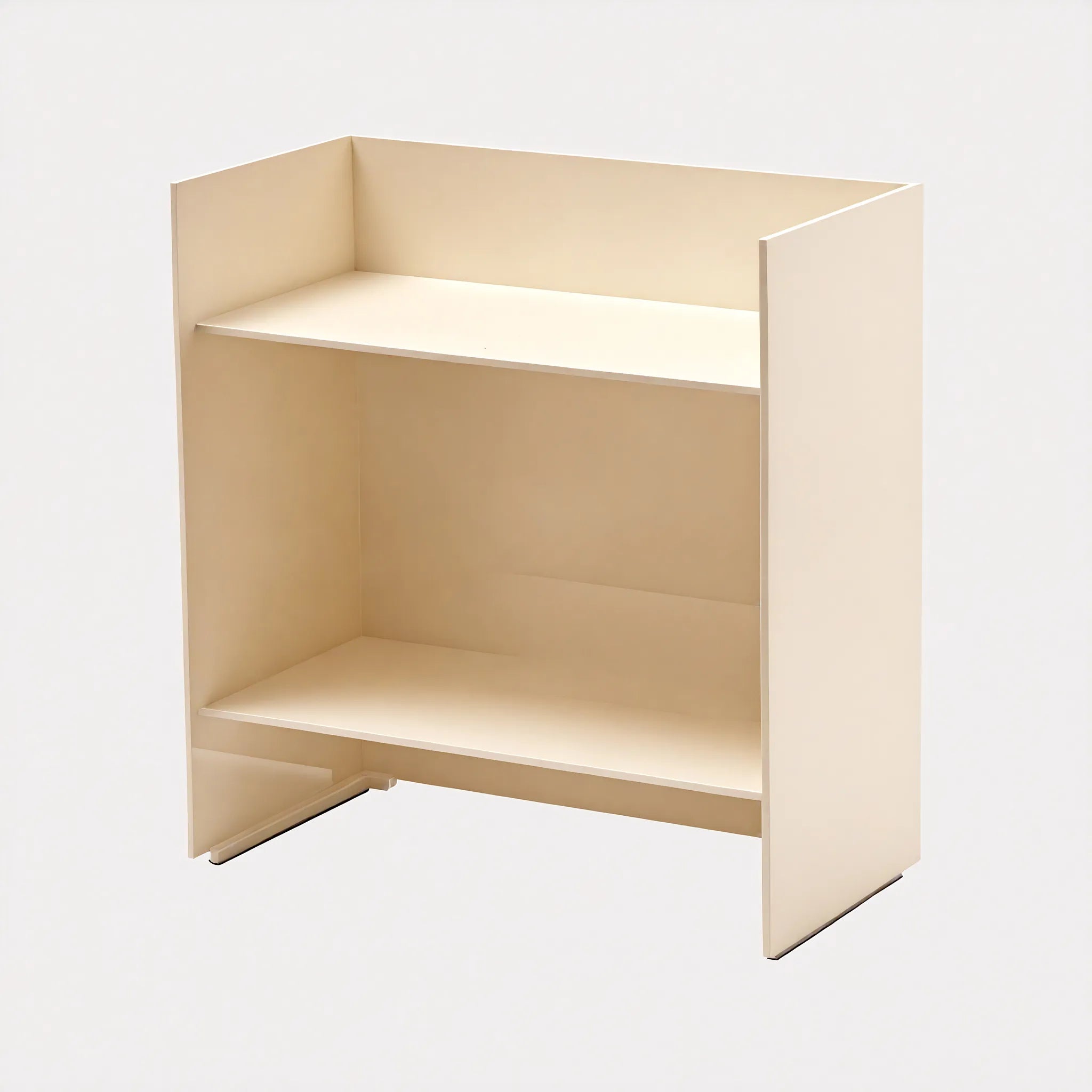 Subtle Spaces: Modern Acrylic Storage Shelf Aescraft White - Large