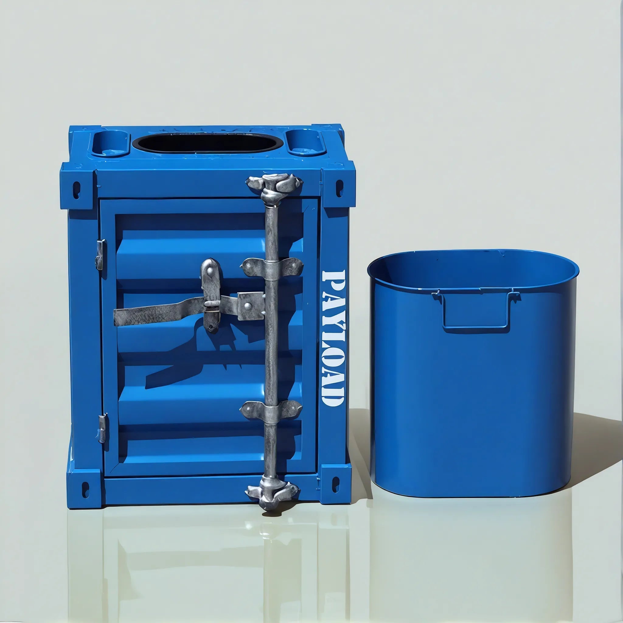 The Depot Waste Bin – Industrial Edge Aescraft