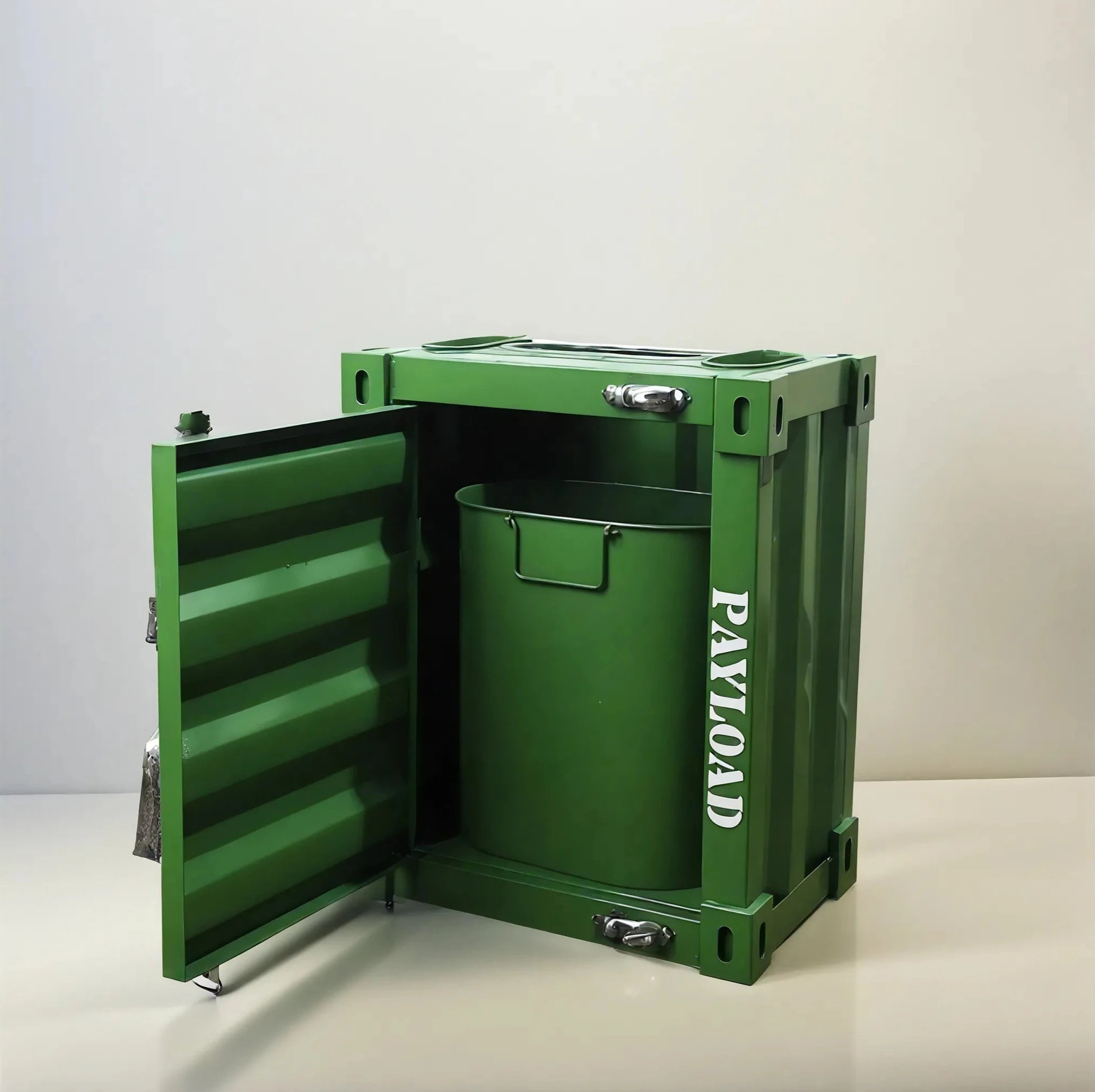 The Depot Waste Bin – Industrial Edge Aescraft