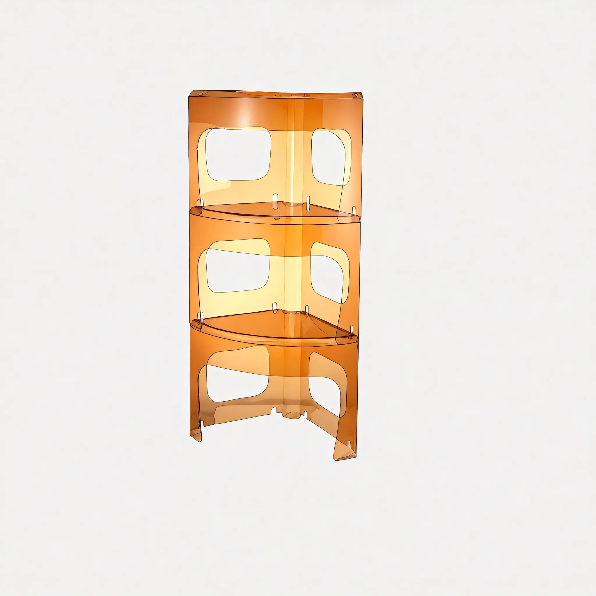 The Modular Marvel: Stackable Coffee Table  Aescraft Brown 3 Piece