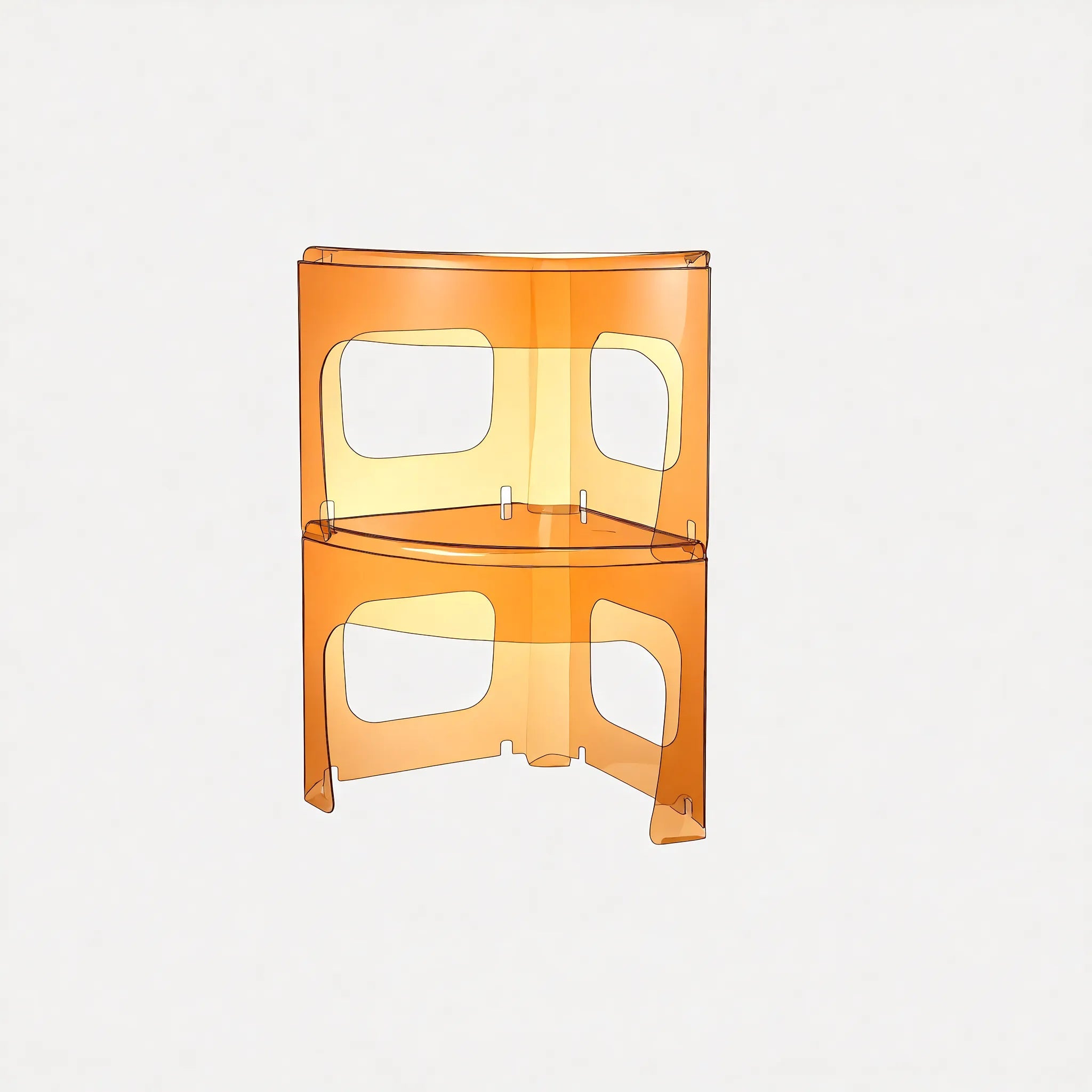 The Modular Marvel: Stackable Coffee Table  Aescraft Brown 2 Piece