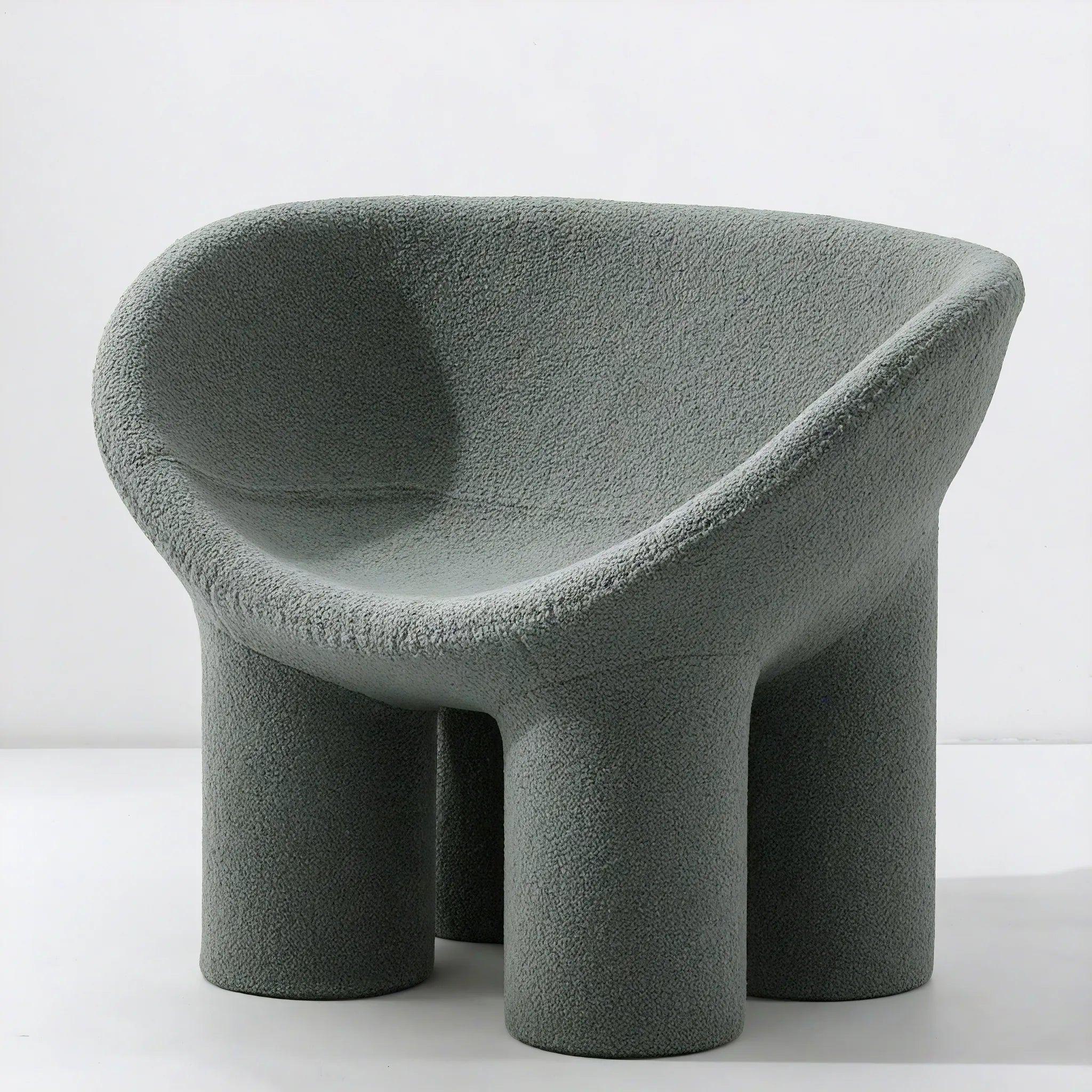 The Roly Poly Arm Chair Aescraft Gray-Wool
